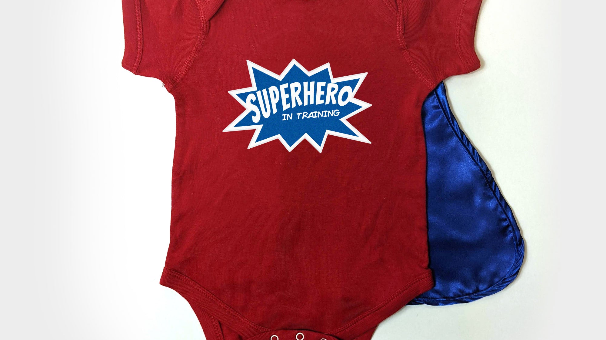 Unleash Your Little Hero's Potential with Everfan's Superhero In Training Baby Snap Suit