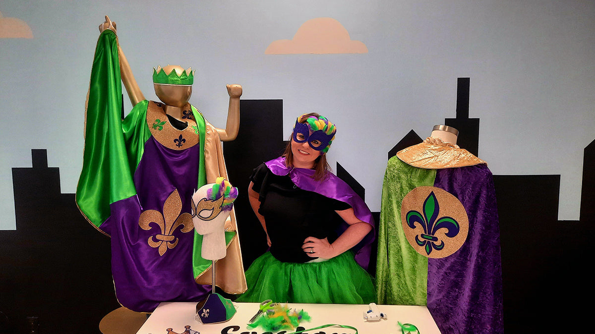 DIY mardi gras mask masquerade parade event craft make your own