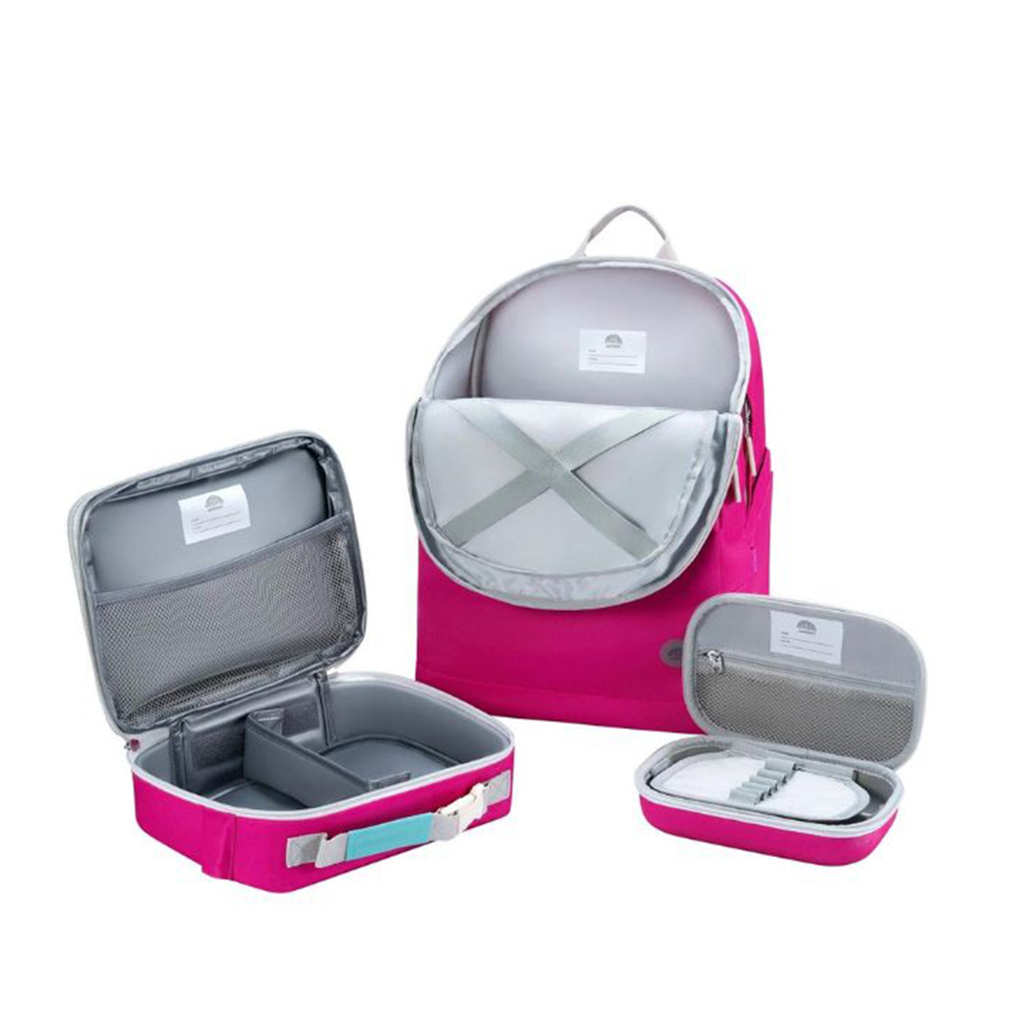 Kids School Personalized Backpack Pencil Bag and lunchbox