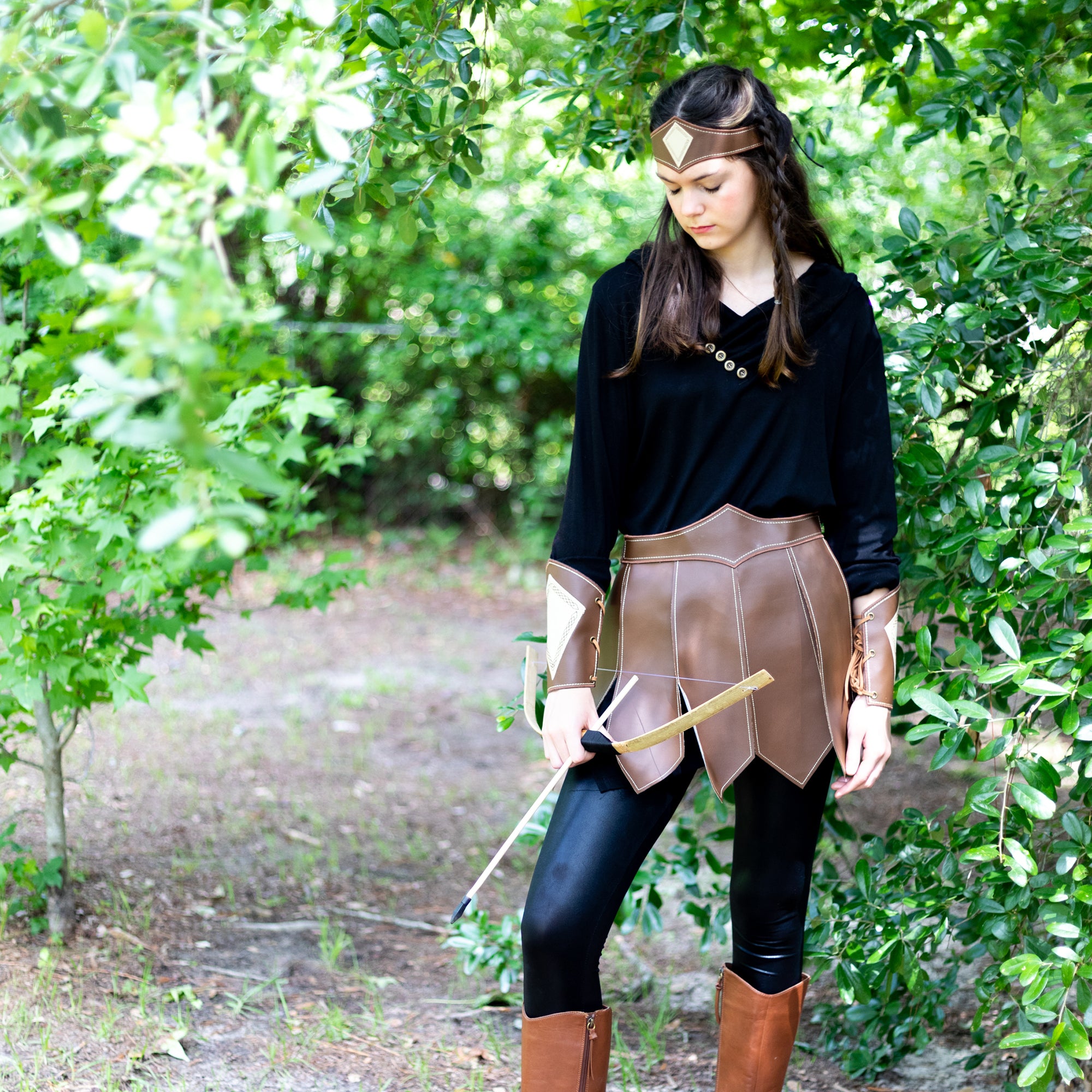Gladiator Medieval Skirt Brown