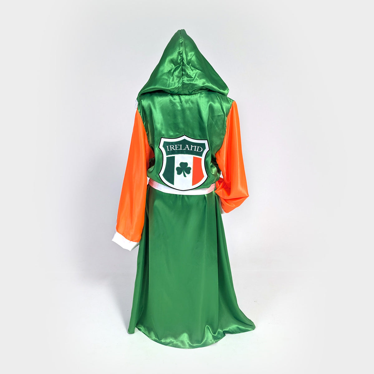 Irish Patriotic Satin Boxing Robe Youth Small