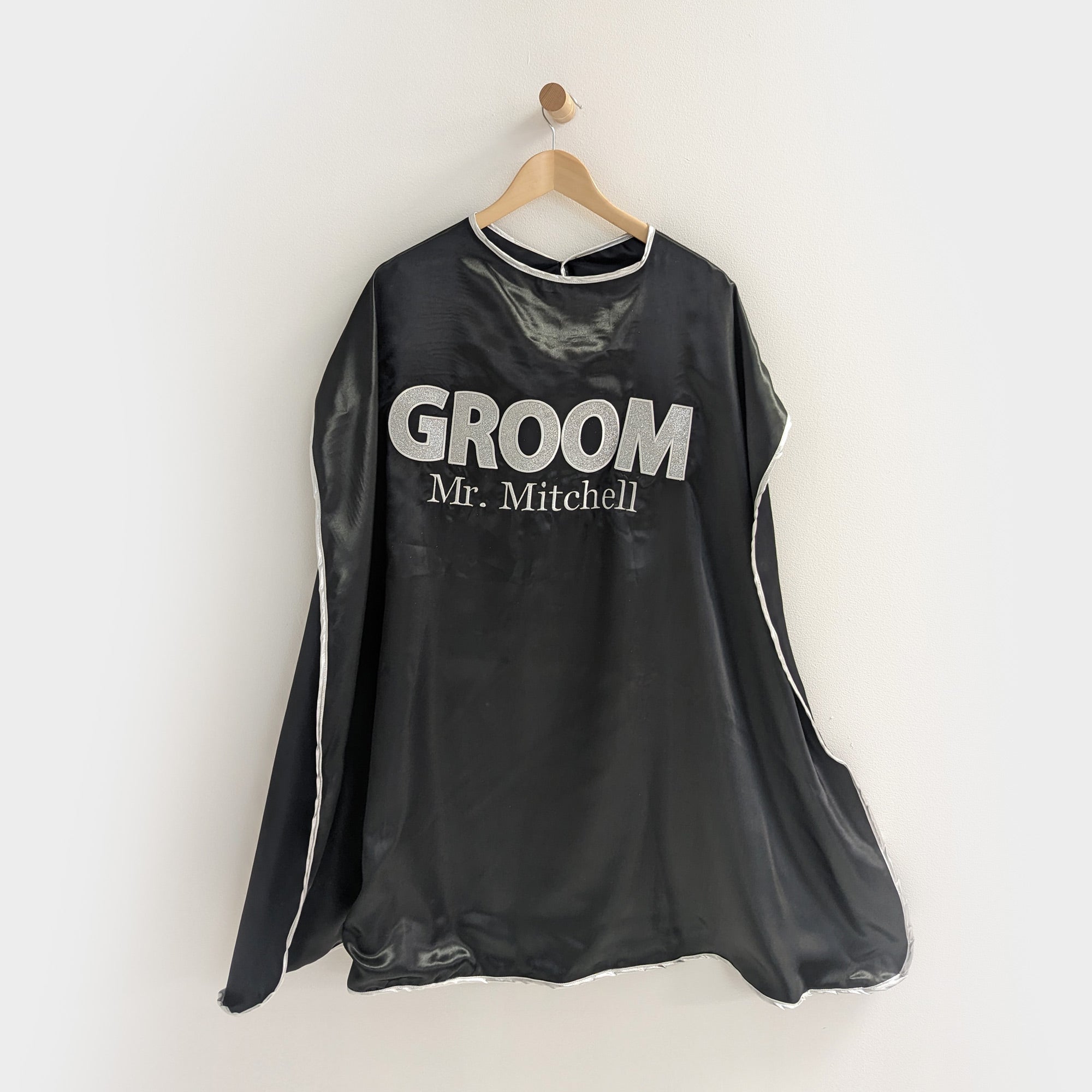 super groom superhero cape wedding personalized bachelor party