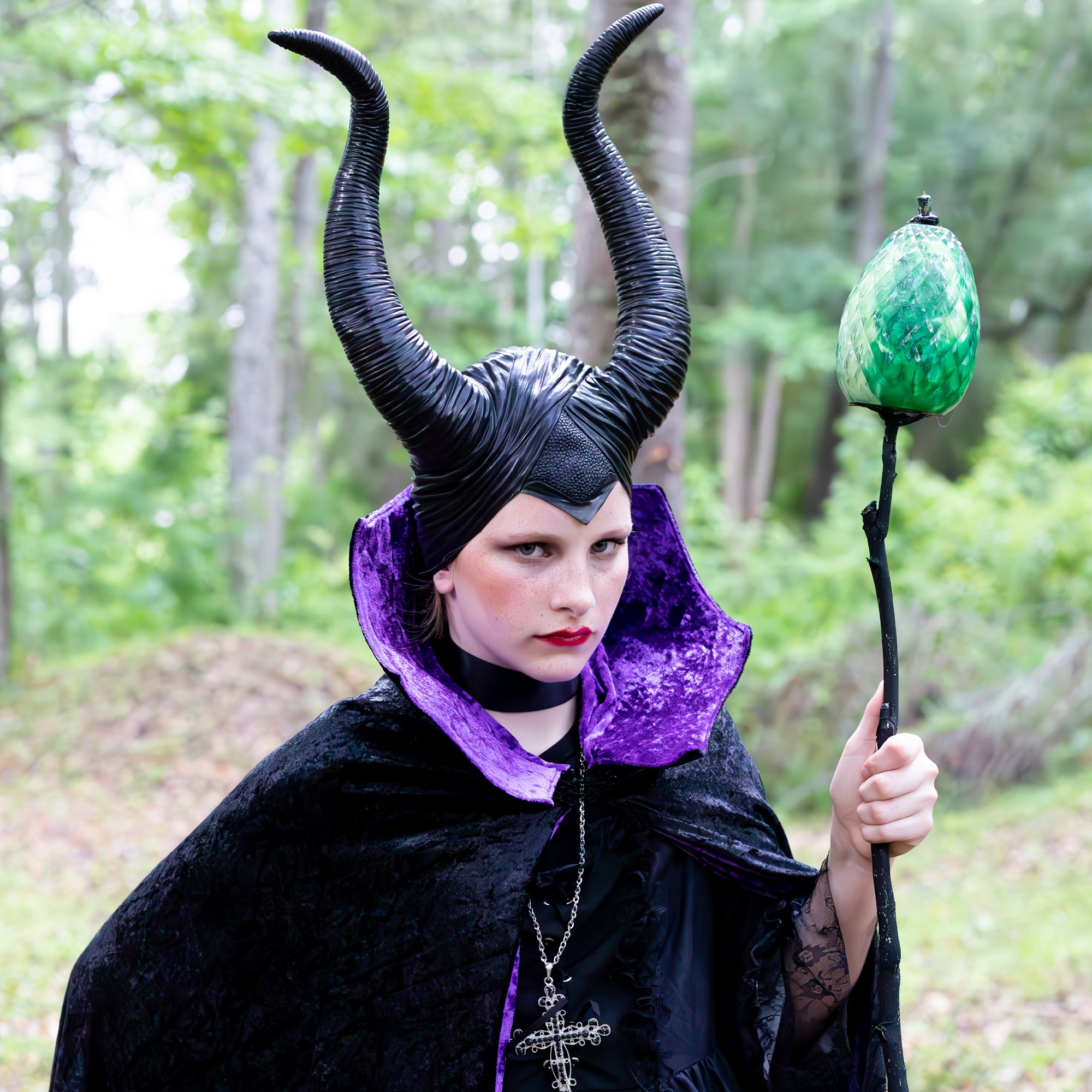 vampire maleficent cloak collar dracula cosplay larp halloween costume