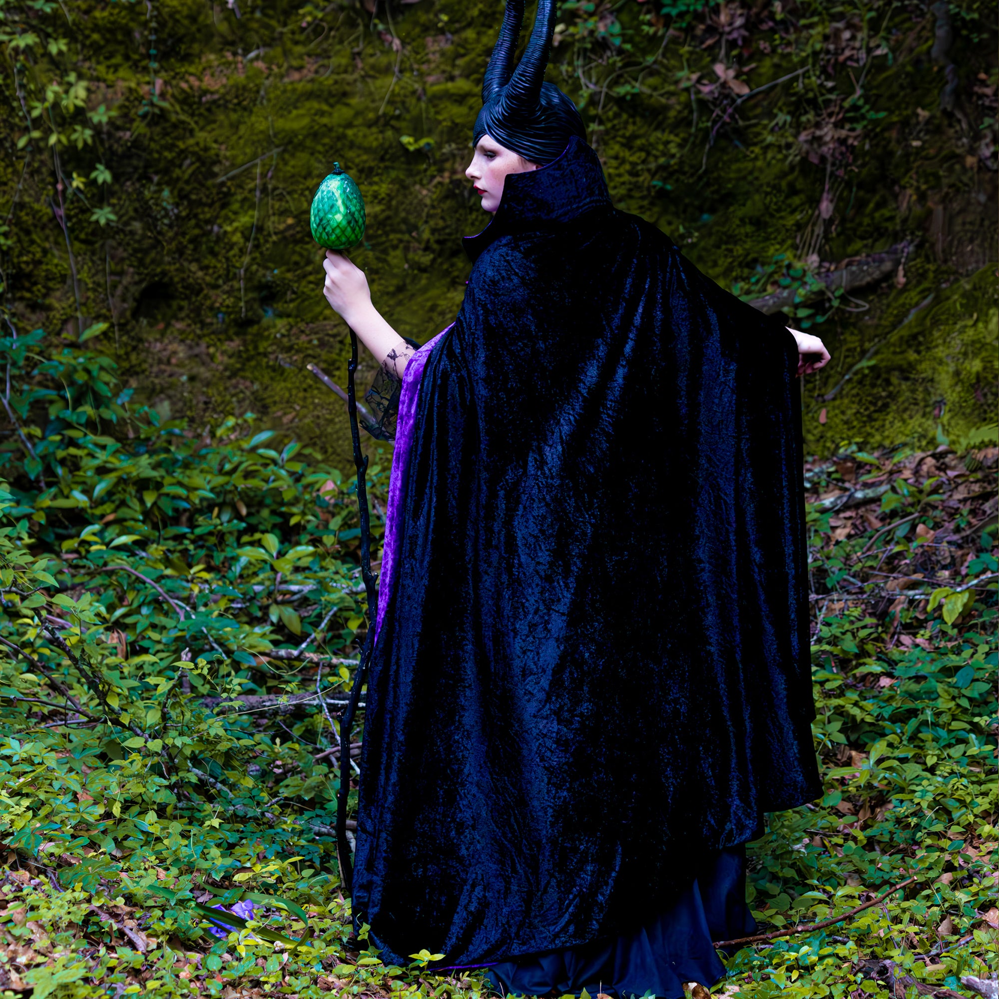 vampire maleficent cloak collar dracula cosplay larp halloween costume