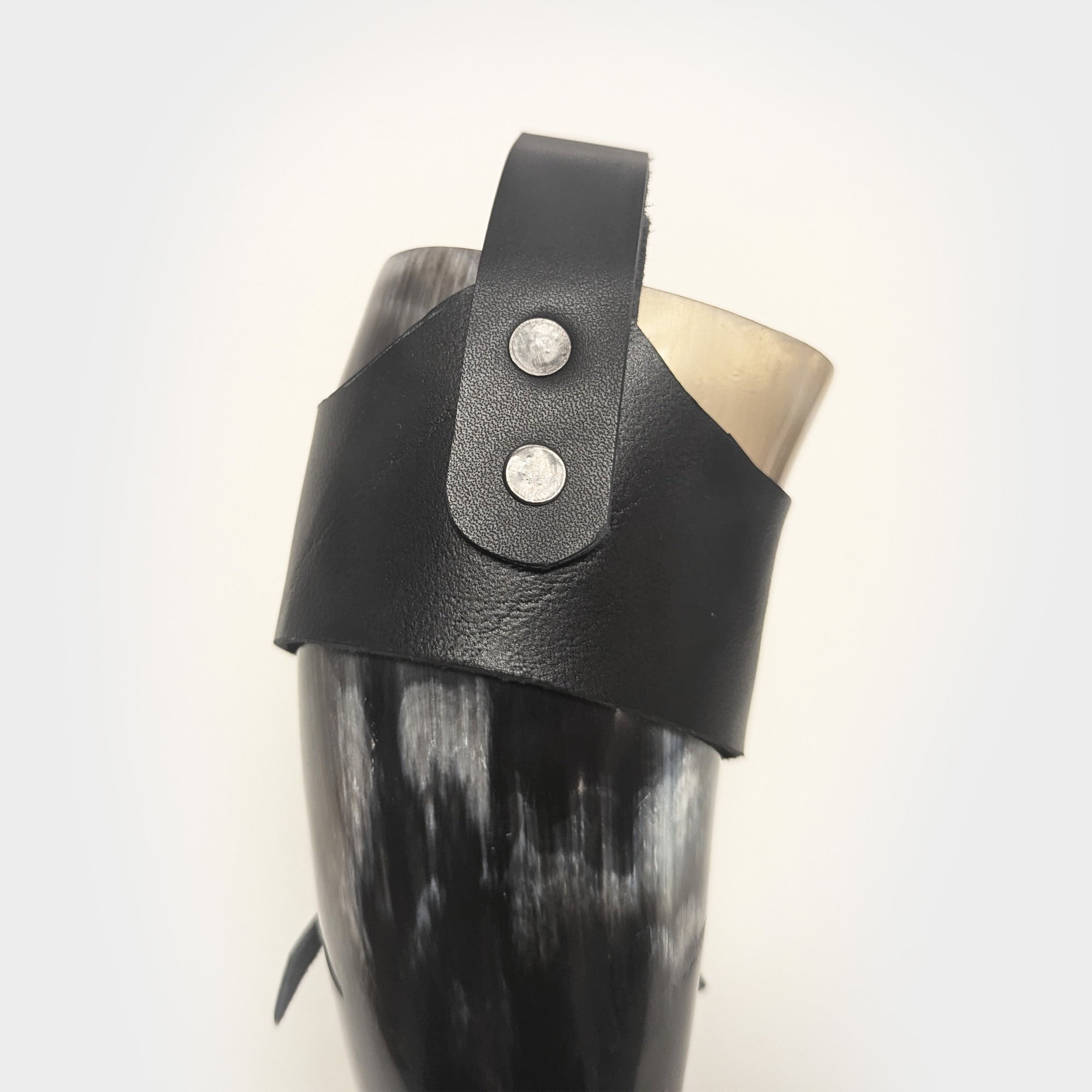 medieval viking drinking horn