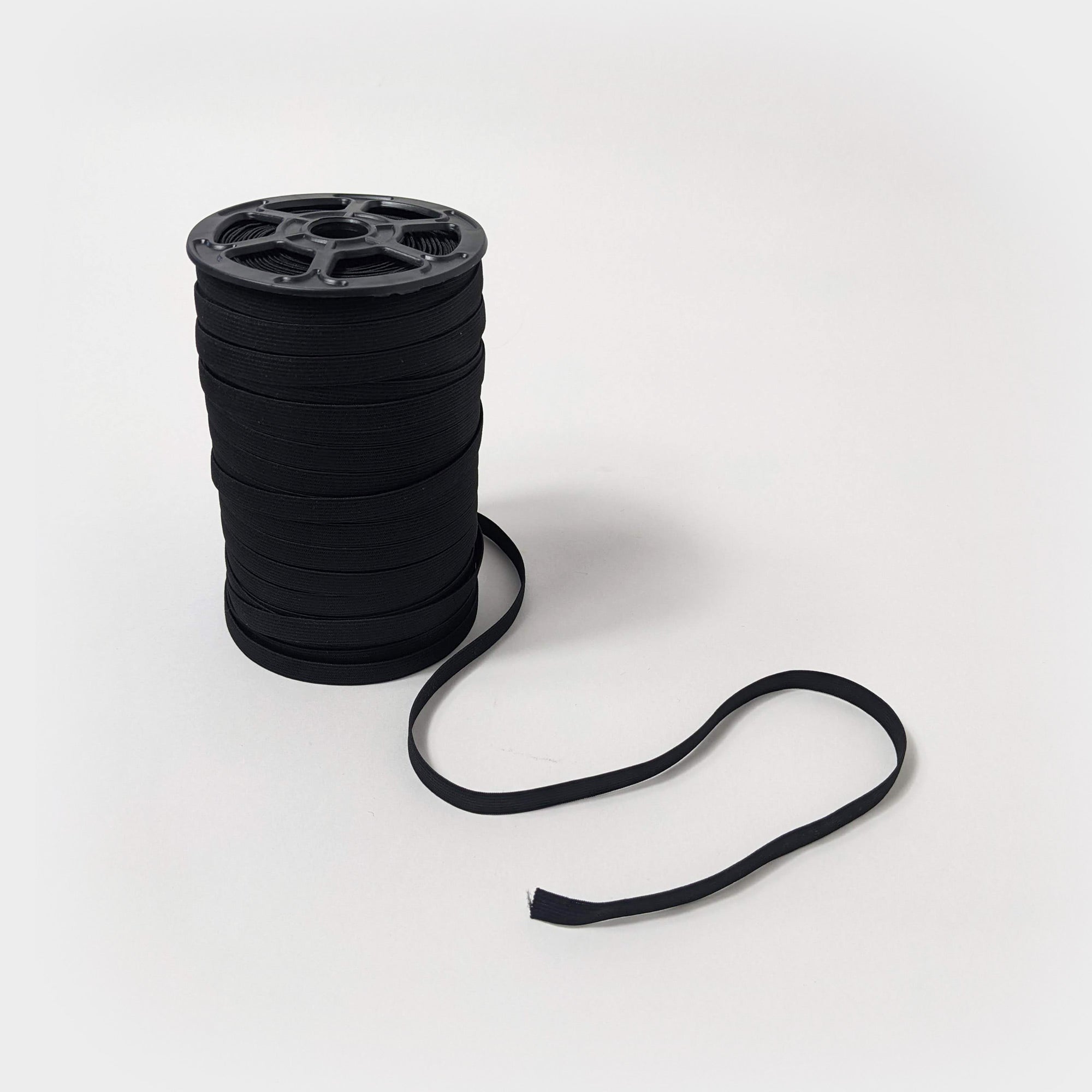 everfan black white elastic 9mm 3/8 inch diy craft