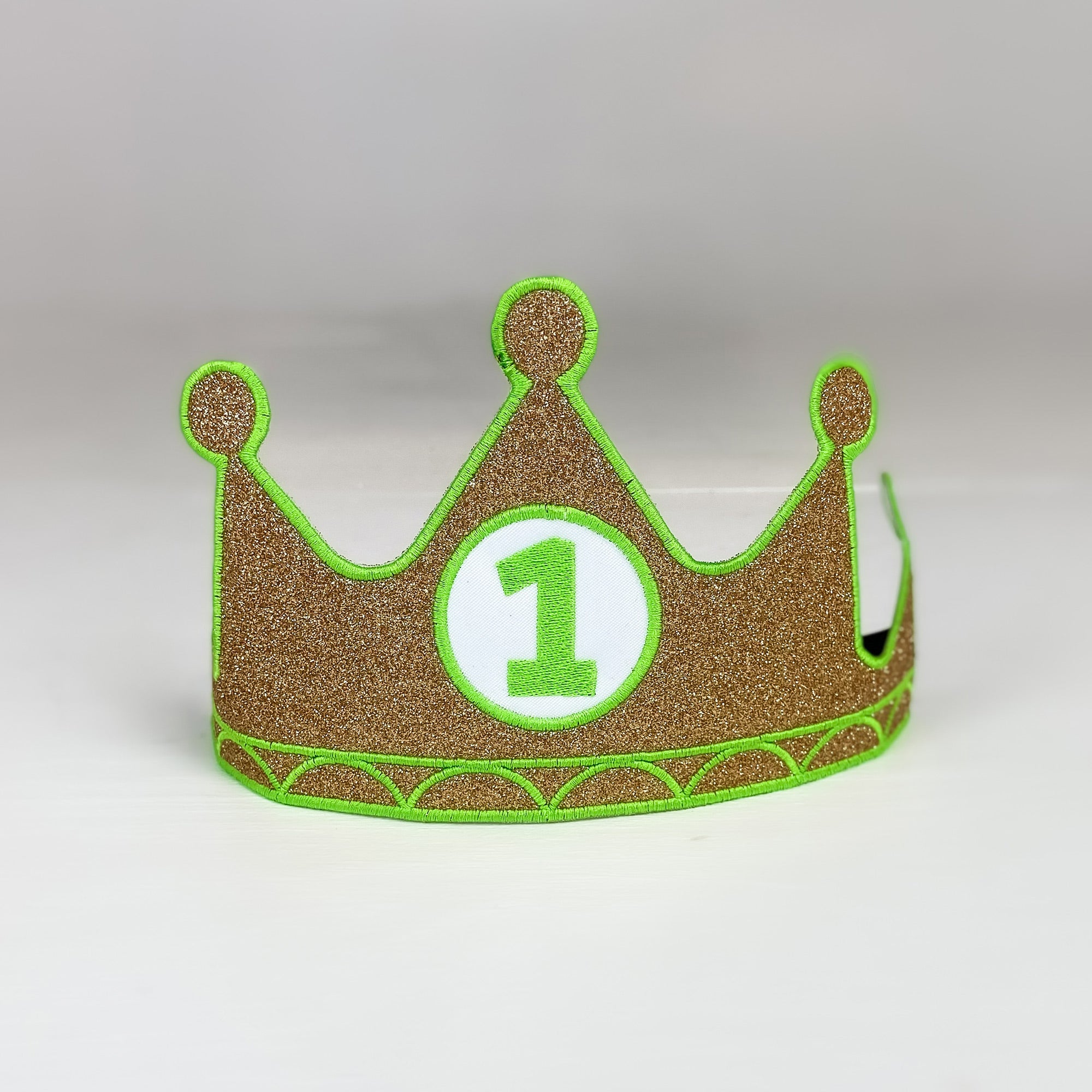 Birthday Crown Customized Number Gold