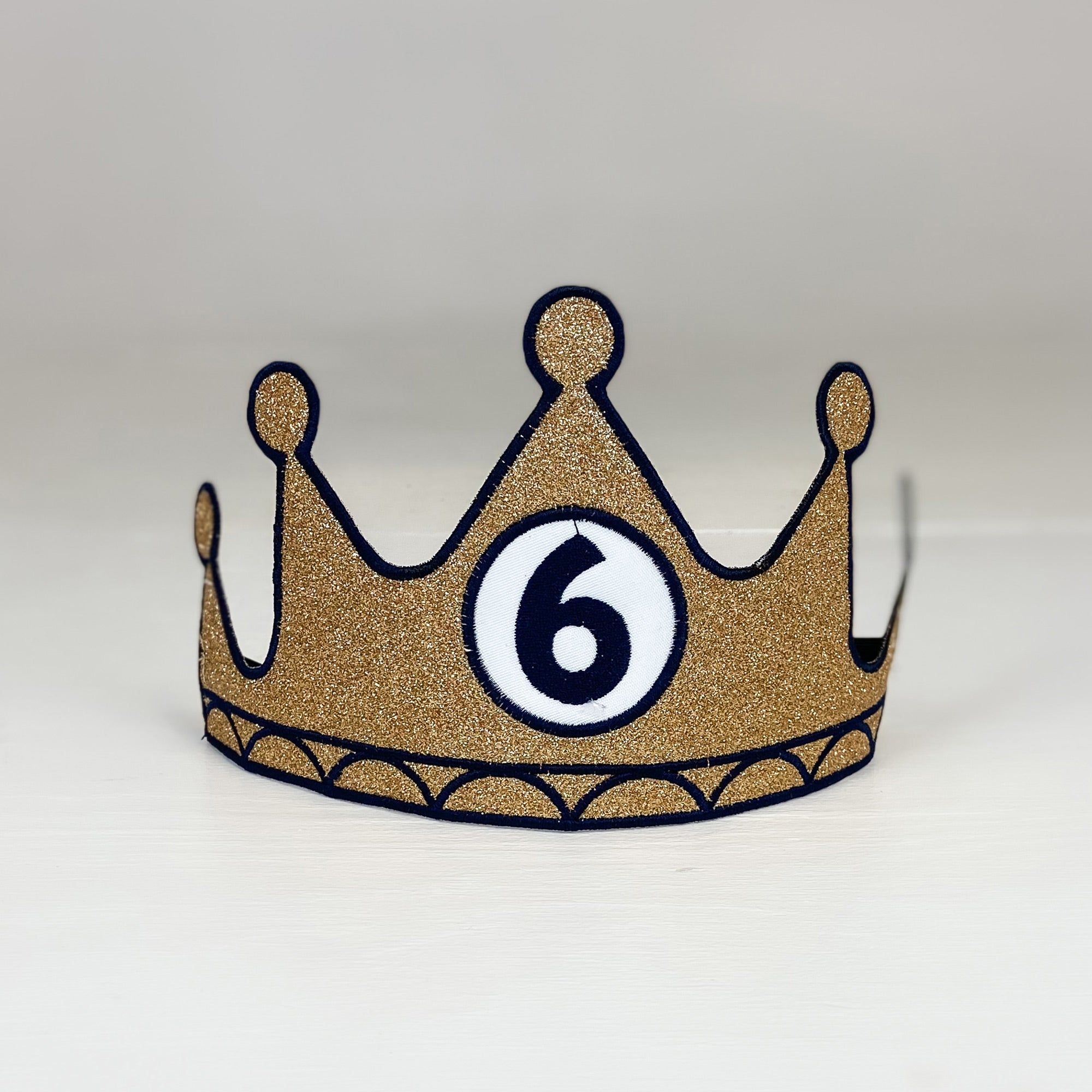 Birthday Crown Customized Number Gold