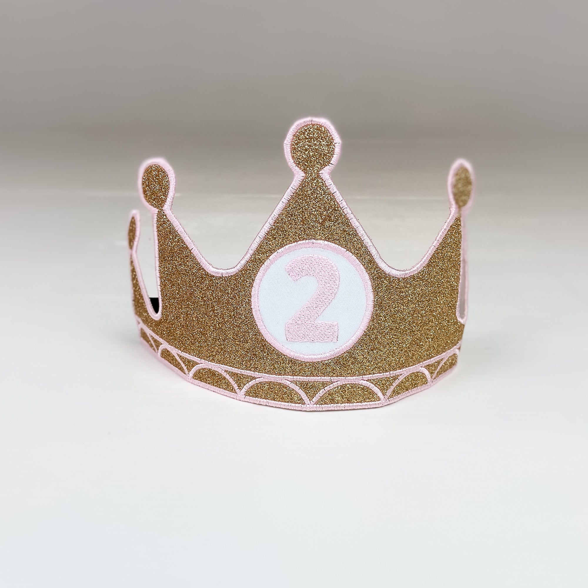 Birthday Crown Customized Number Gold