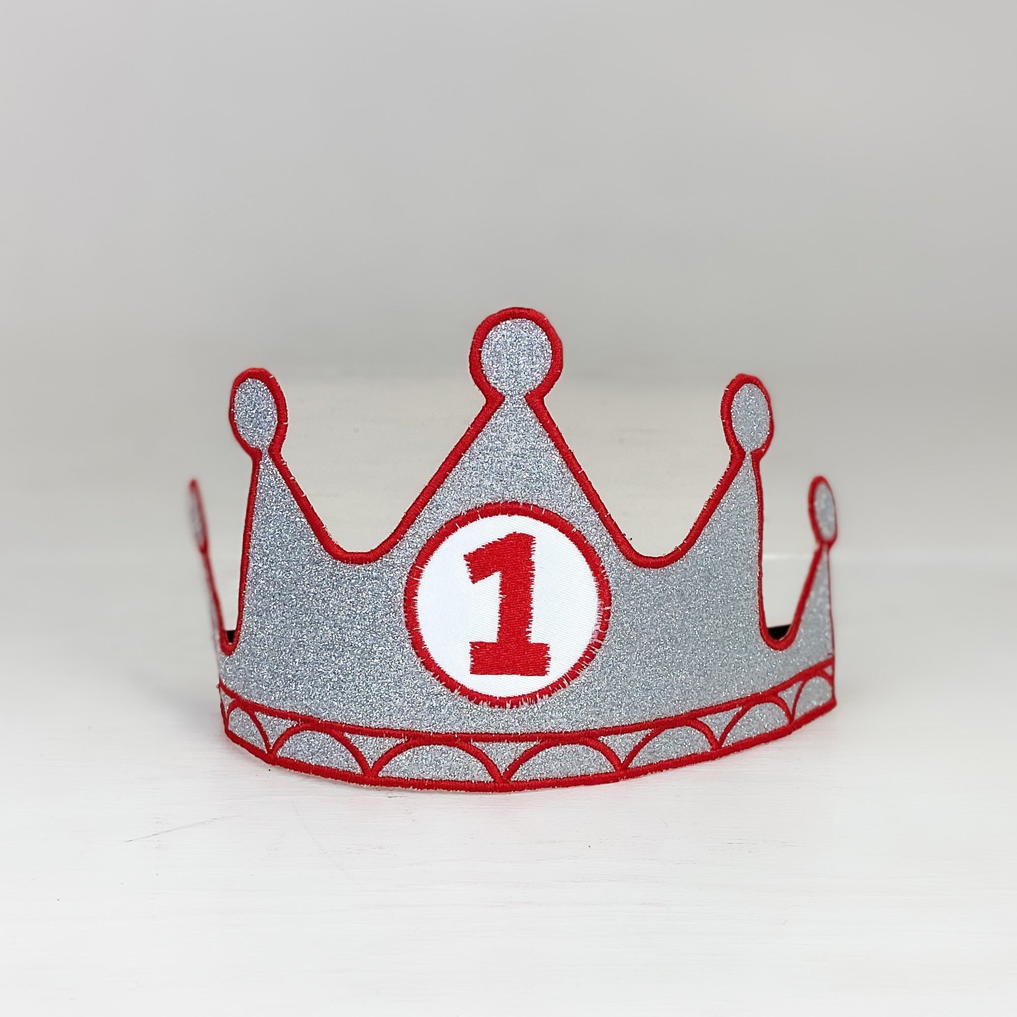Birthday Crown Customized Number Silver