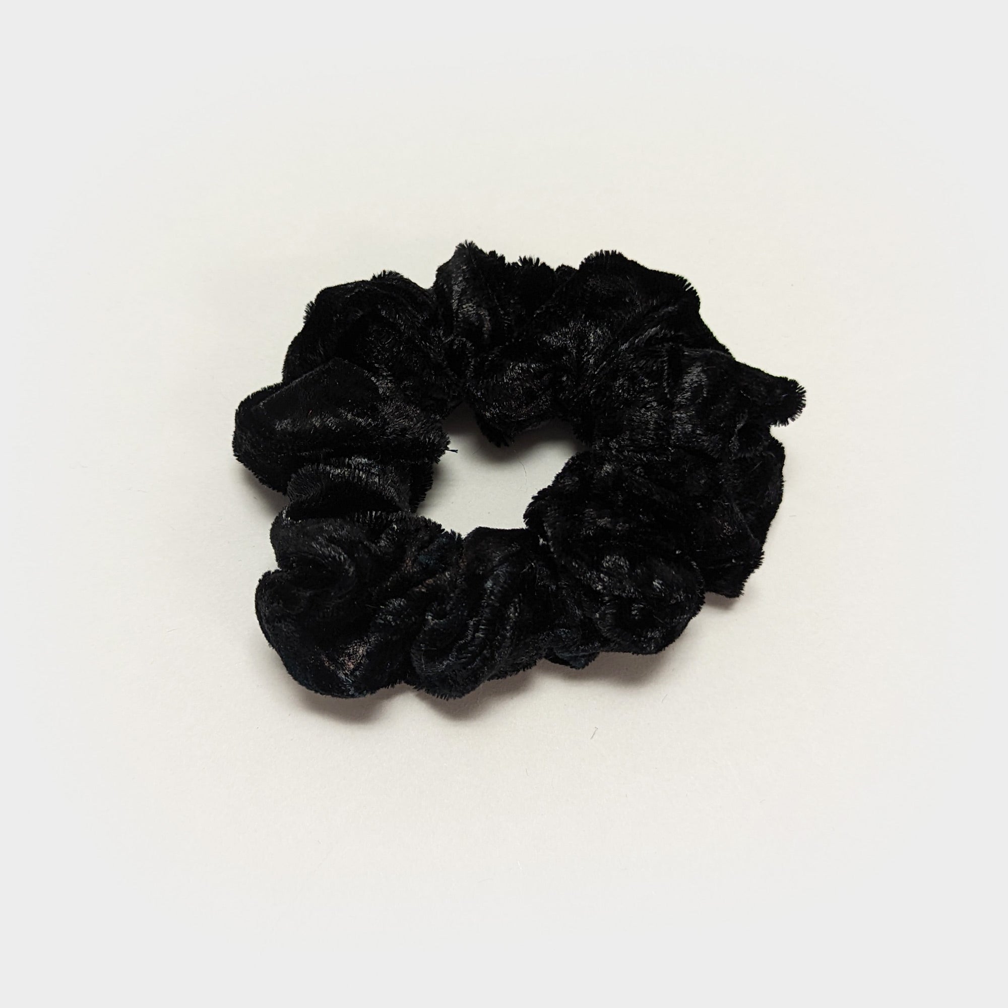 Crushed Velour Velvet Hair Scrunchy Tie
