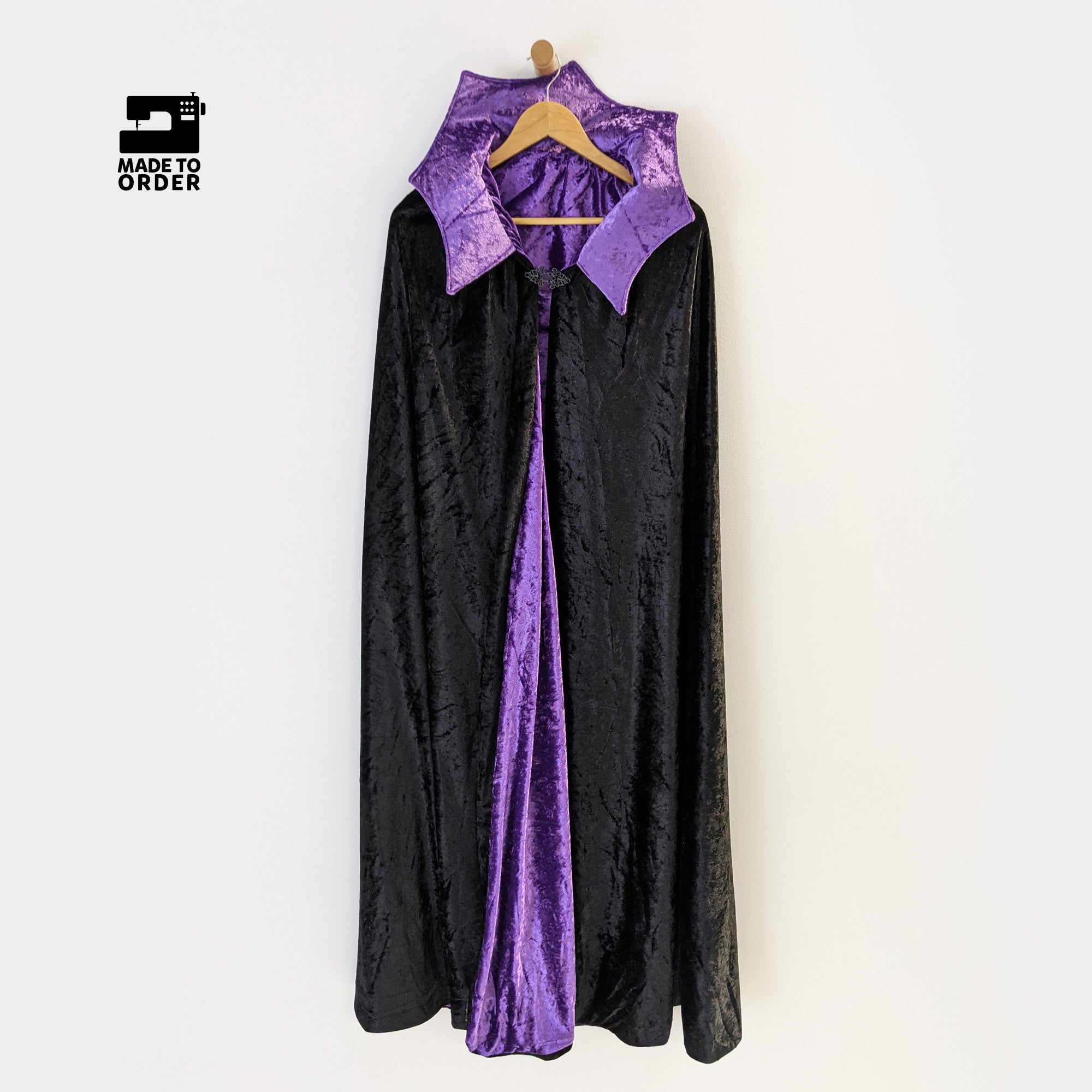 vampire maleficent cloak collar dracula cosplay larp halloween costume