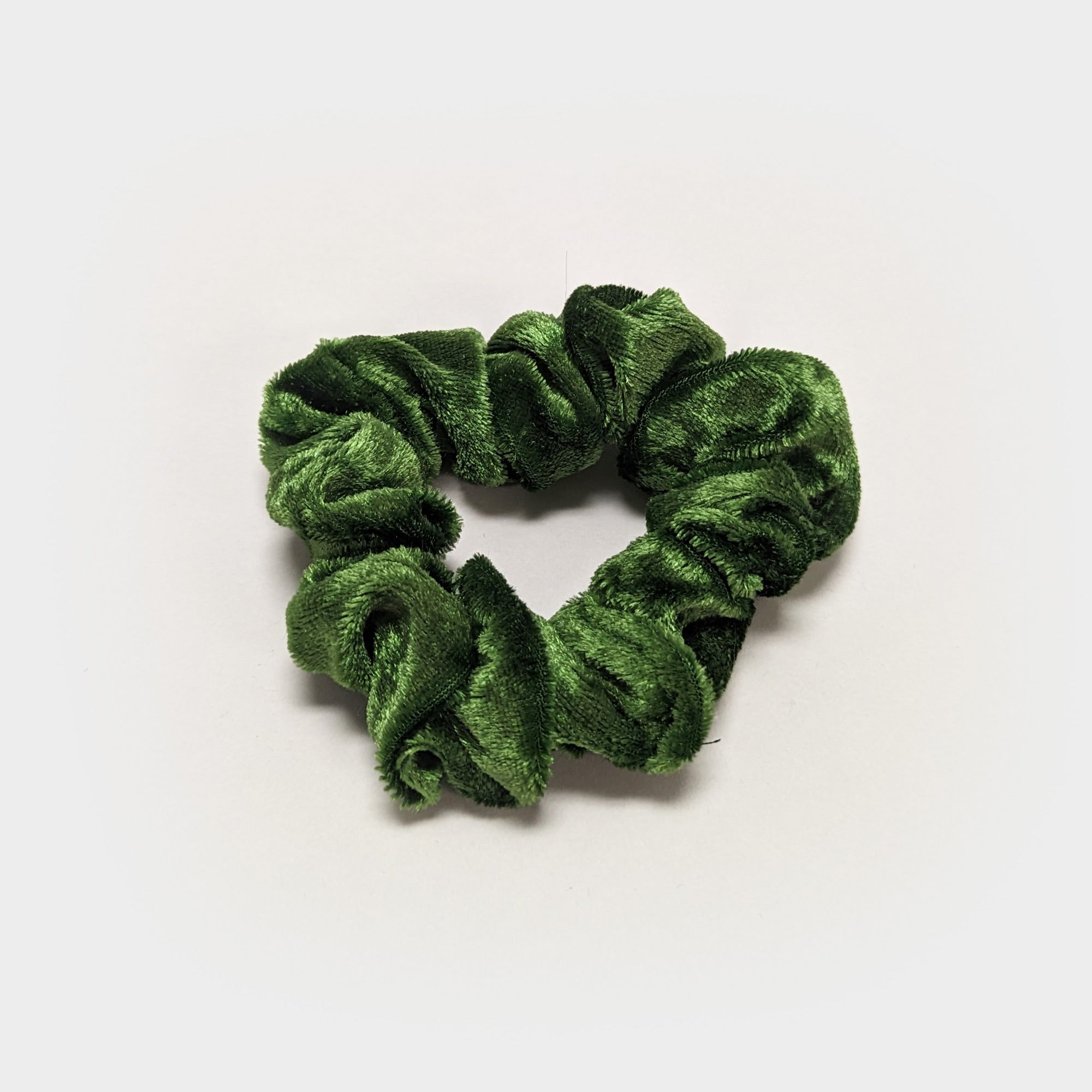 Crushed Velour Velvet Hair Scrunchy Tie