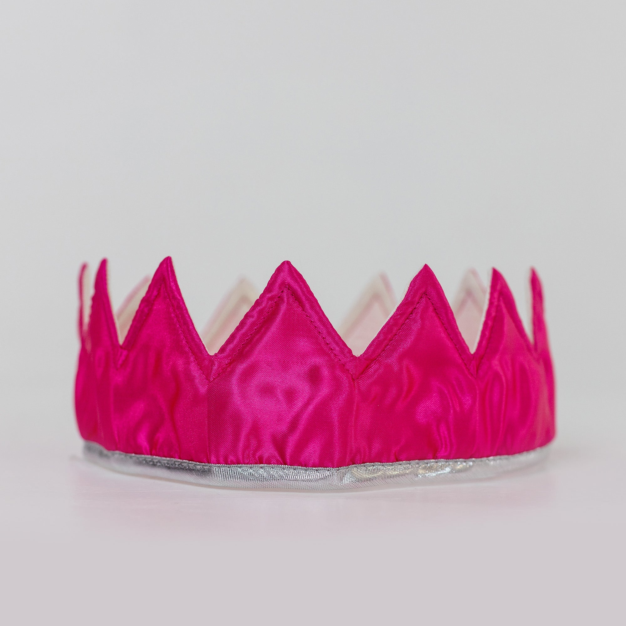 Royal Satin Crown King Queen Princess