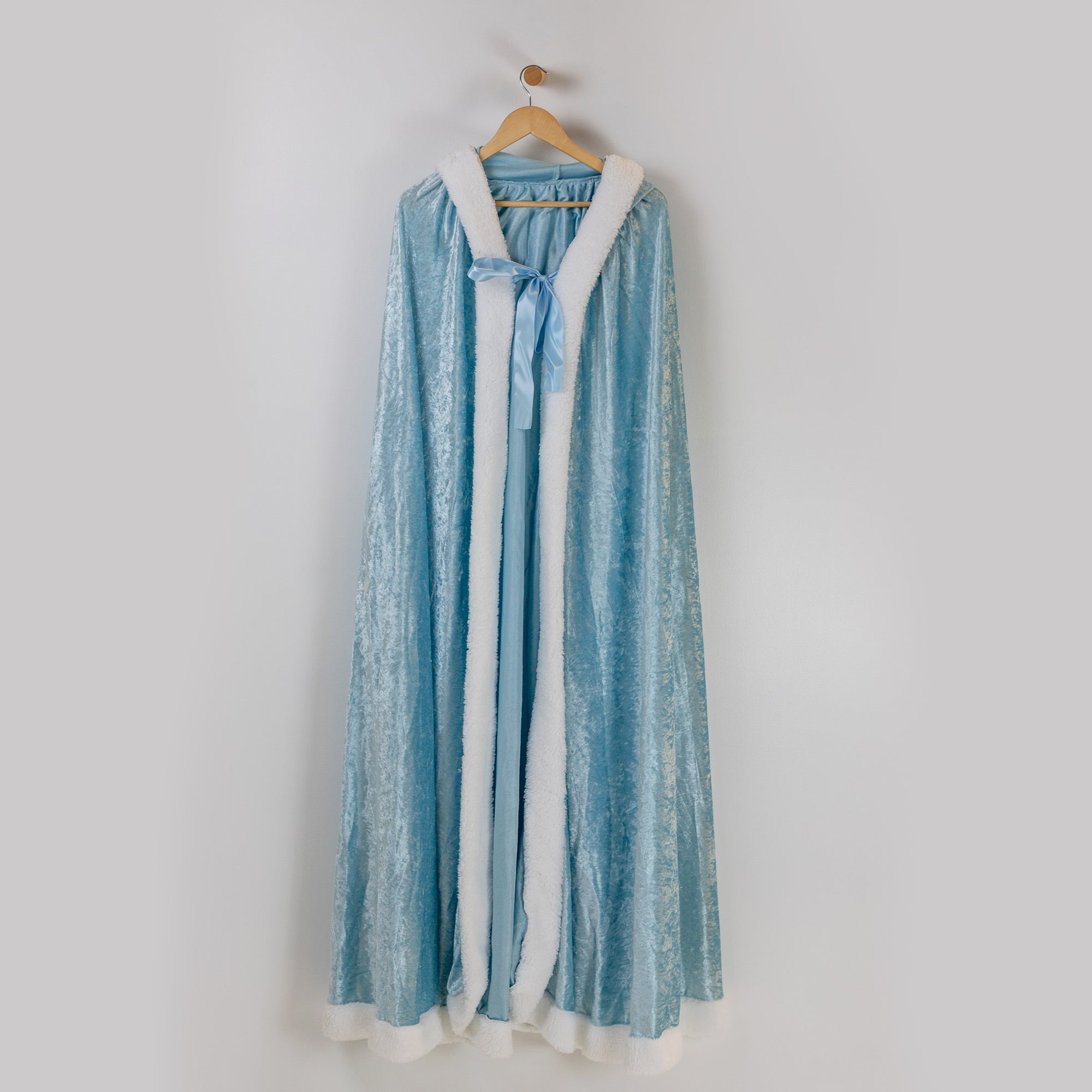 Princess Cloak Sherpa Trim Frozen Elsa Costume
