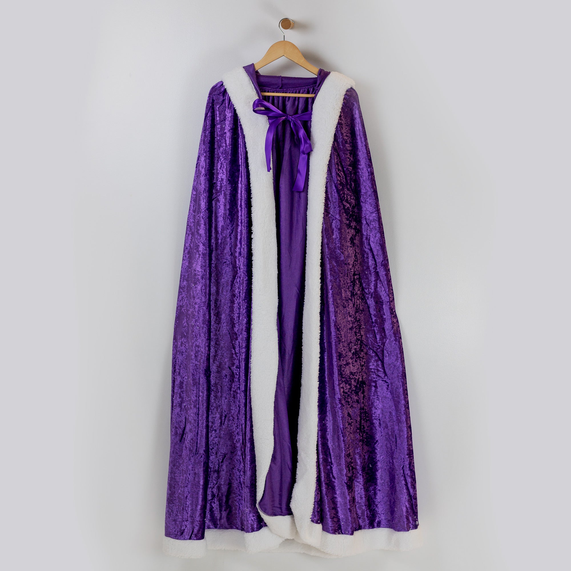Princess Cloak Sherpa Trim Frozen Elsa Costume