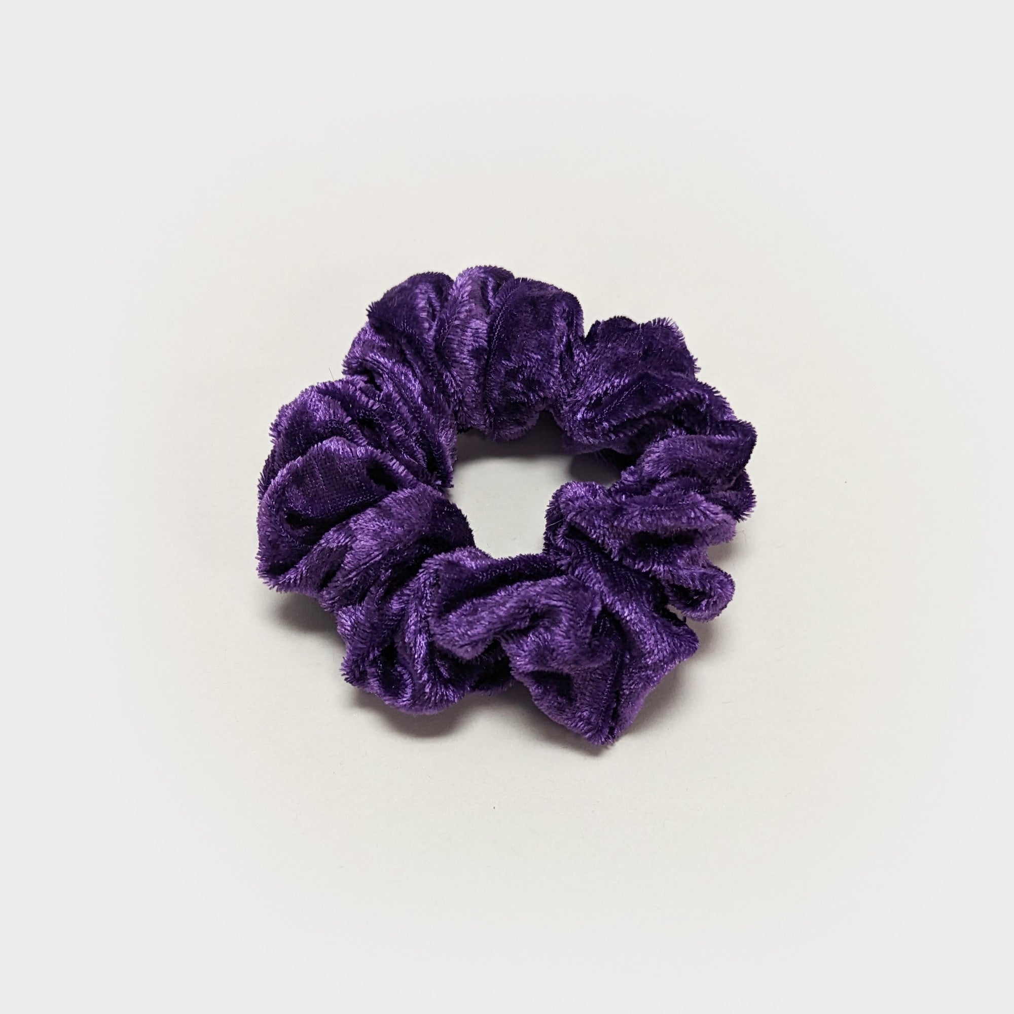 Crushed Velour Velvet Hair Scrunchy Tie