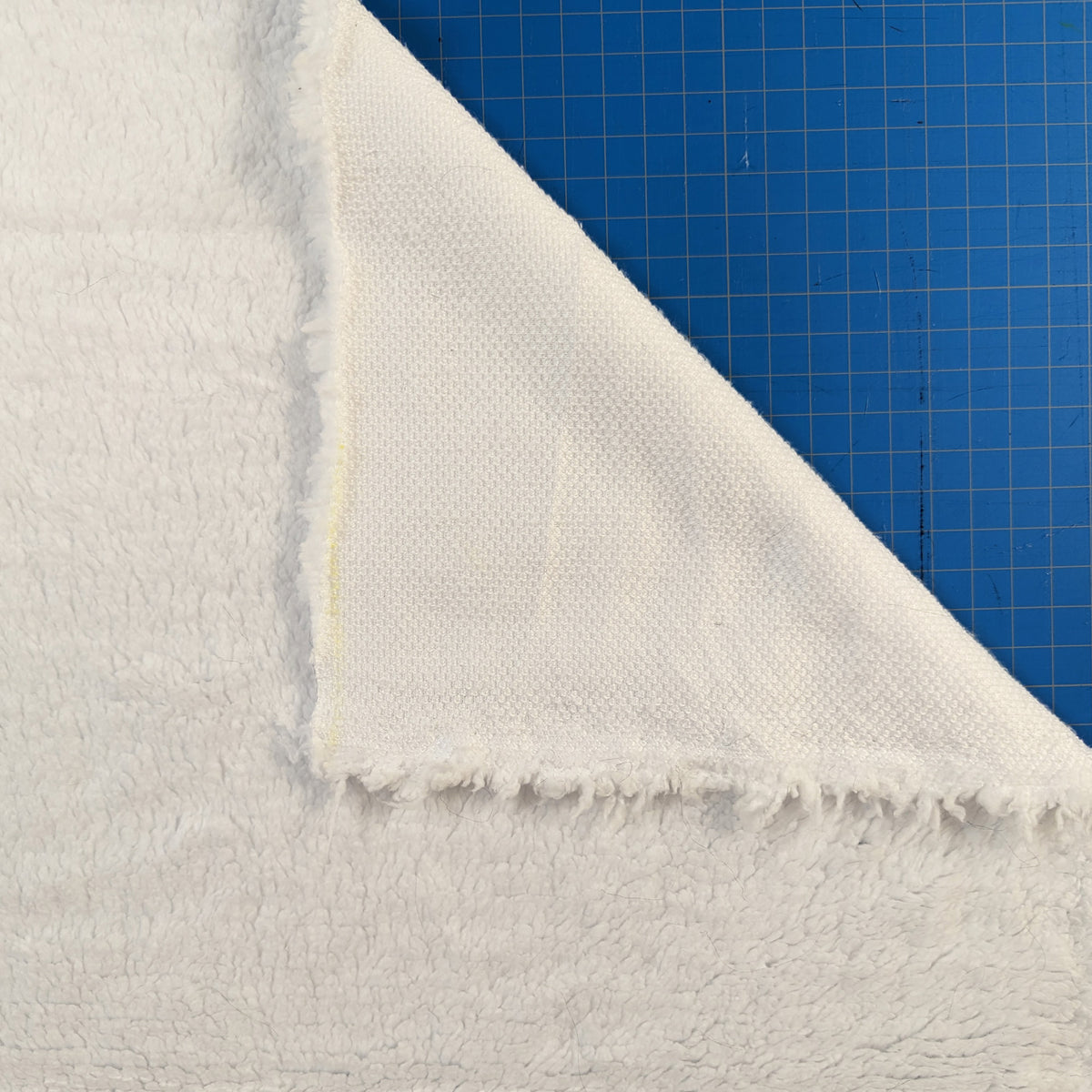 Pure White Plush Sherpa Fabric by the Yard – Everfan