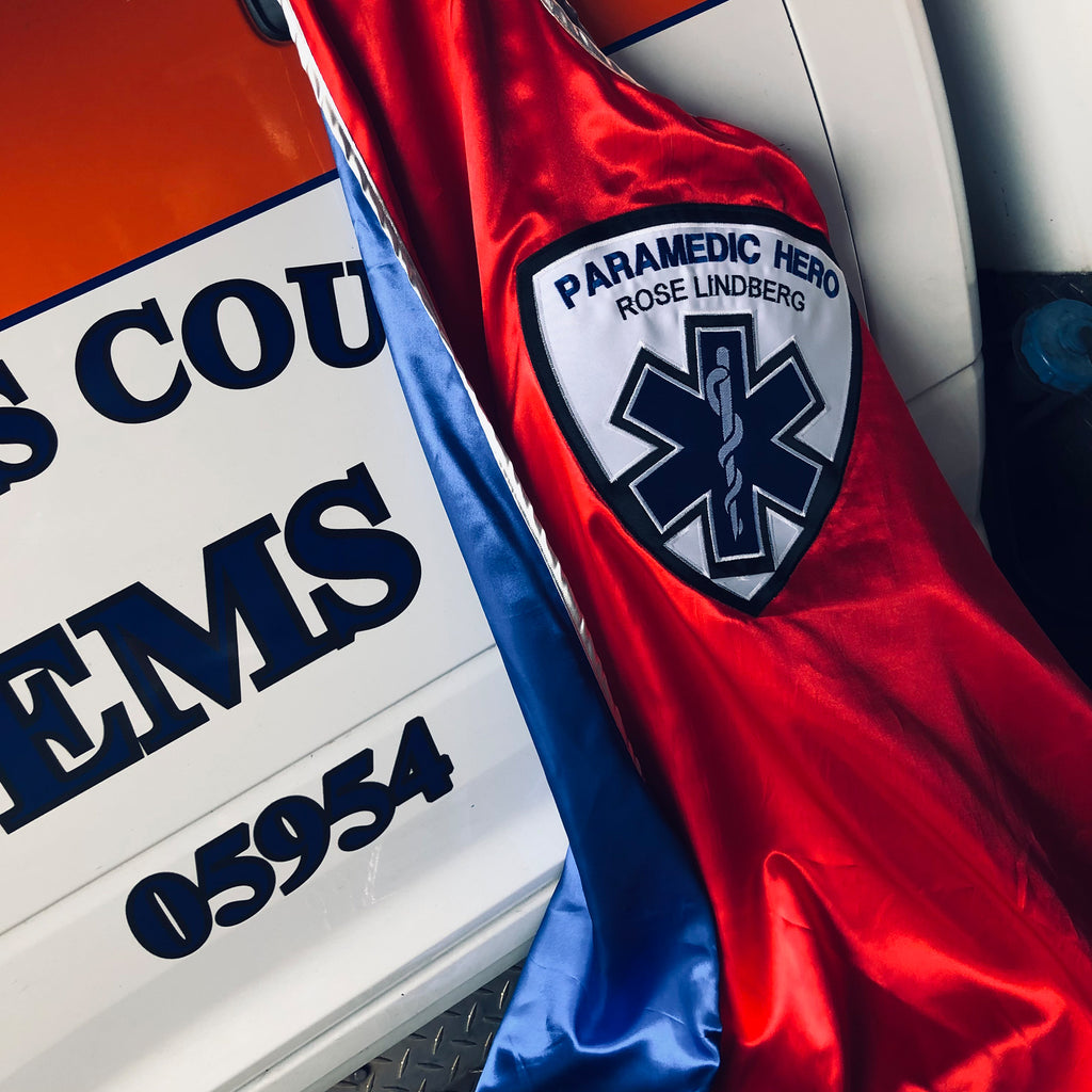 Super Paramedic Hero Cape Personalized Everyday Hero