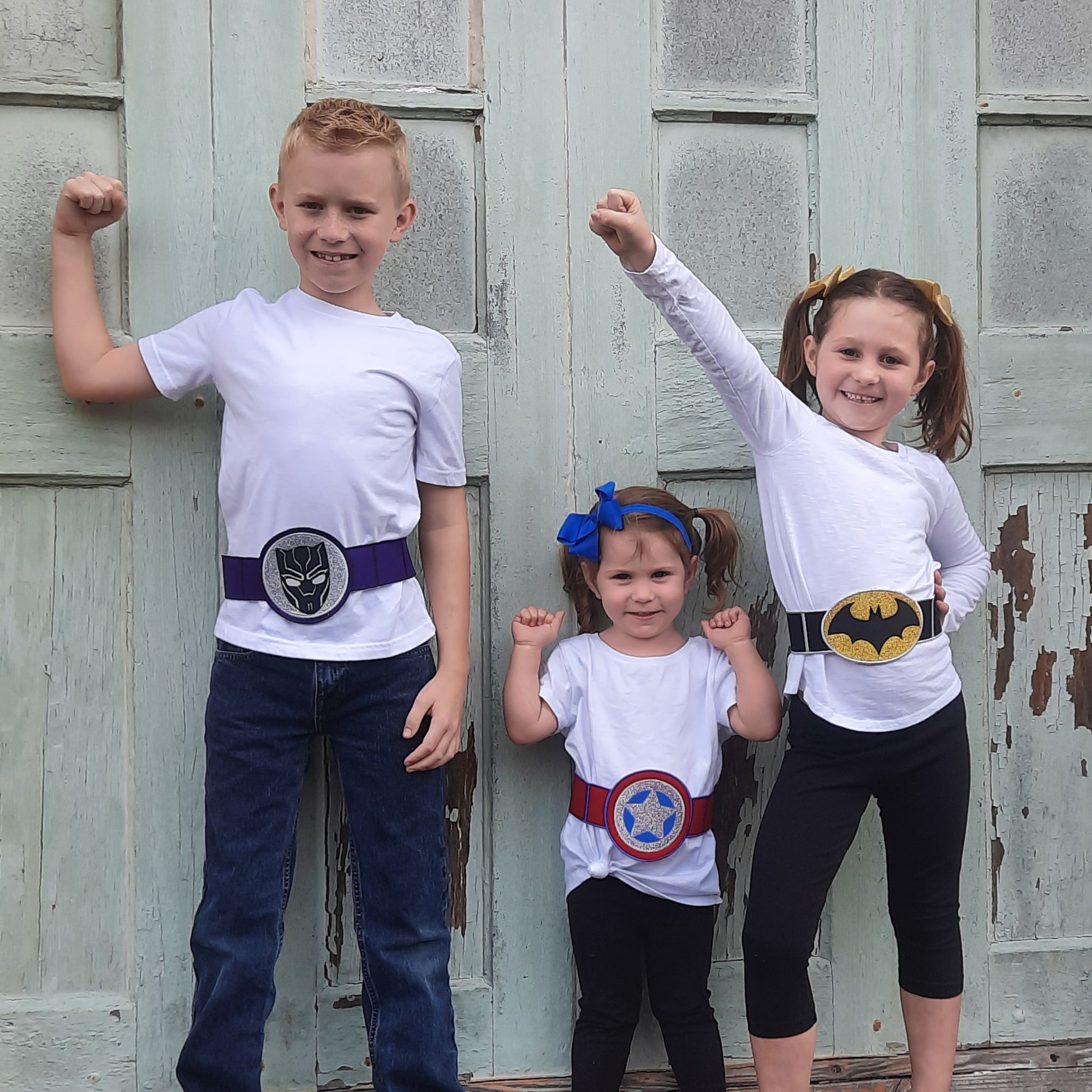 Superhero Belt Black Panther Captain America Batman Superhero Belt Accessory Marvel DC Wakanda Costume