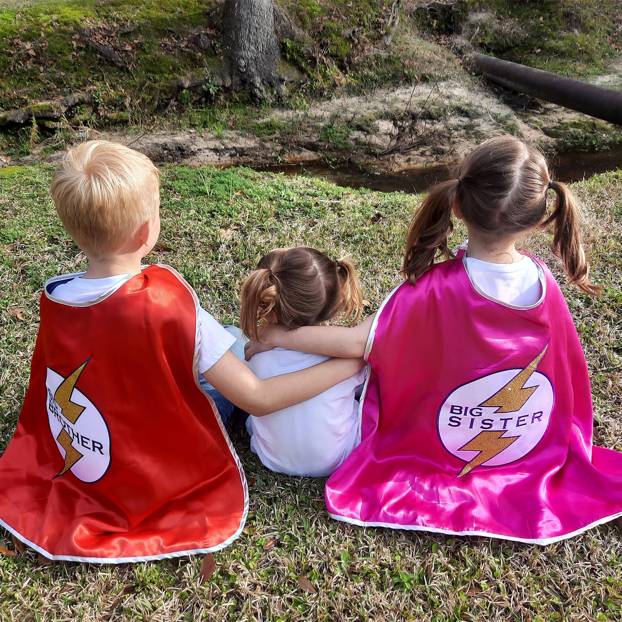 Super Big Brother Big Sister Superhero Cape