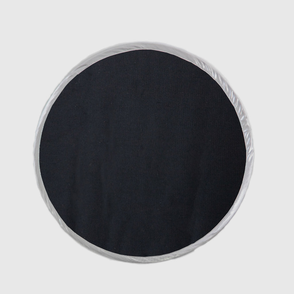 Personalized Superhero Circle Shield Black
