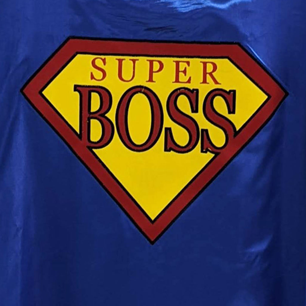 super boss superhero cape office hero supervisor award