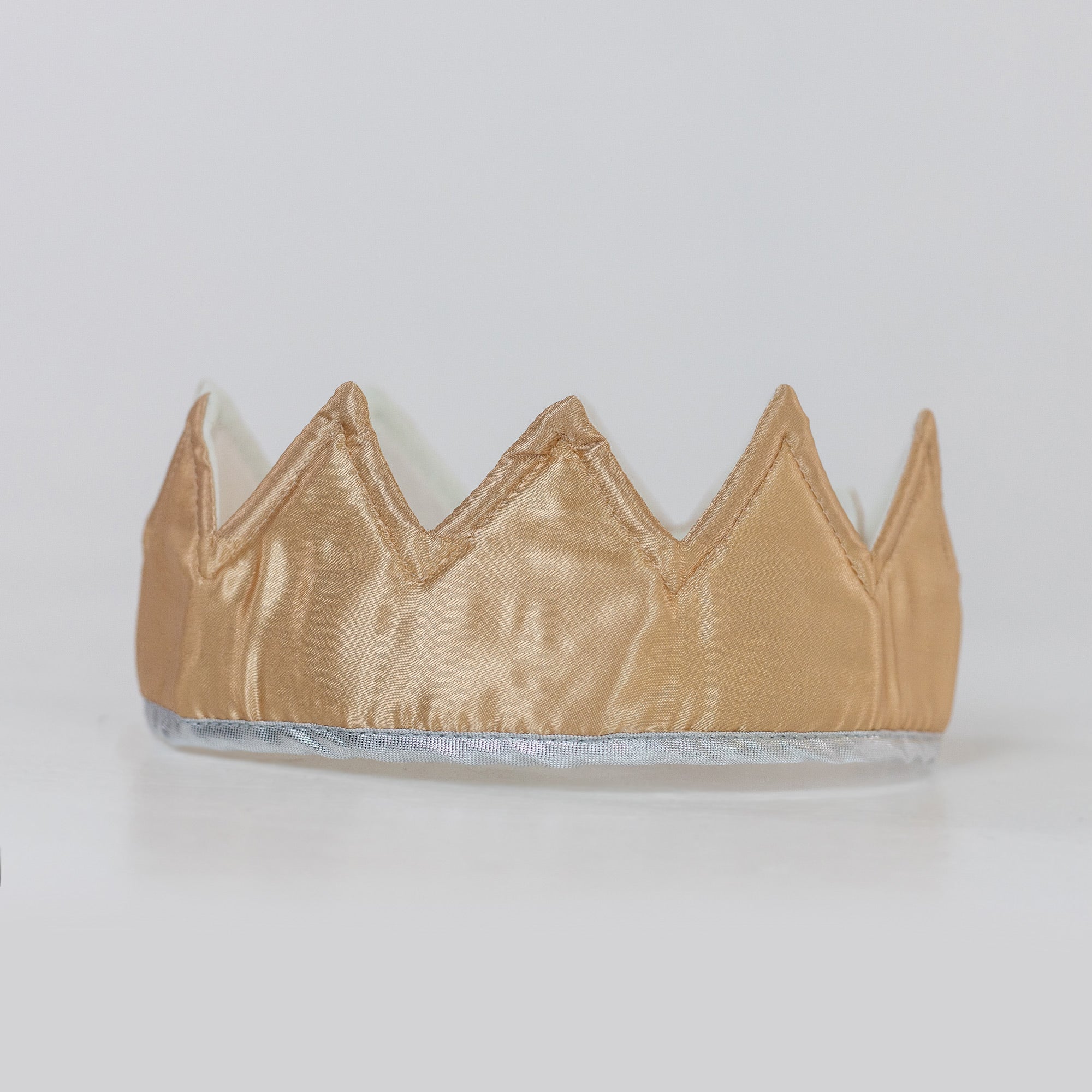 Royal Satin Crown King Queen Princess