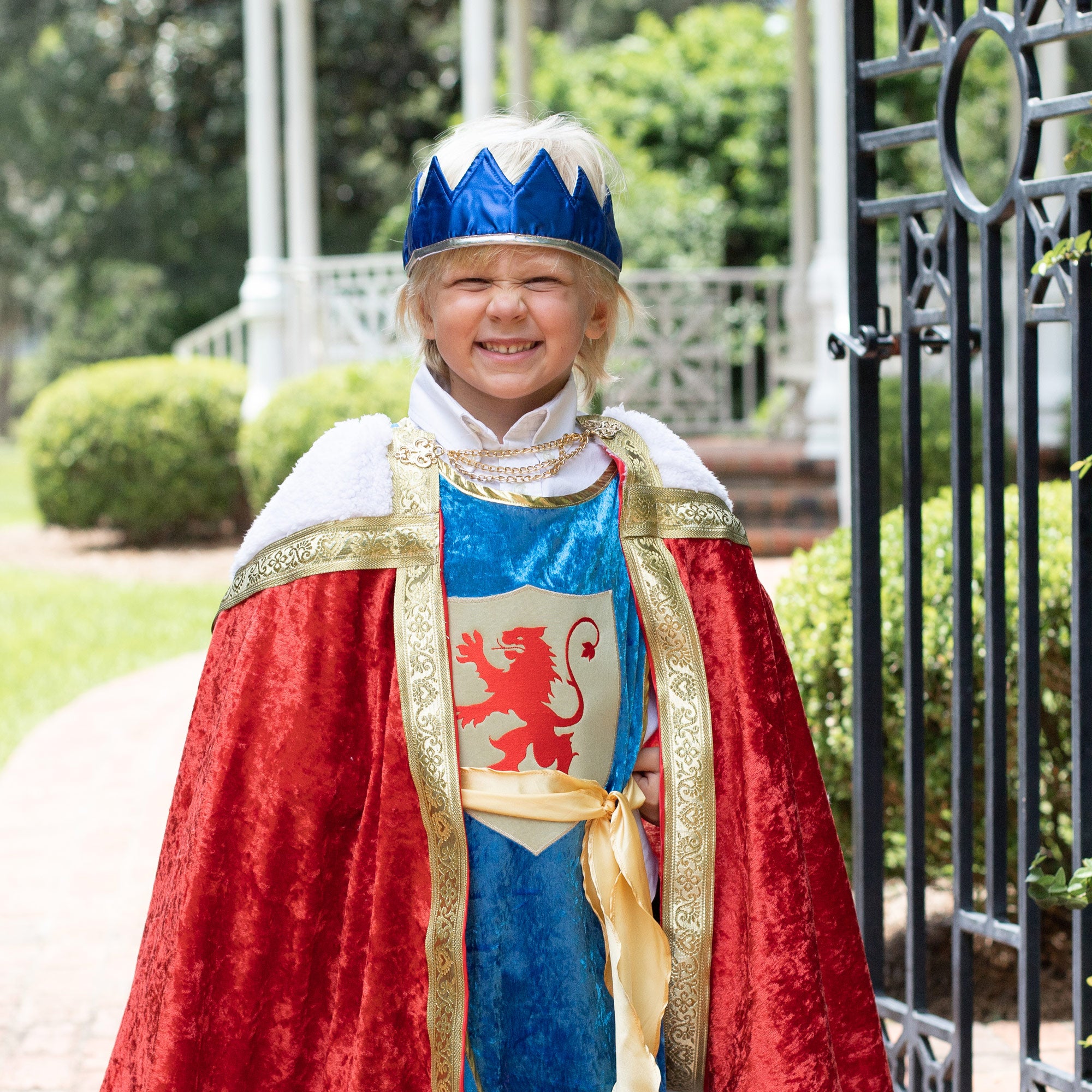 Royal Satin Crown King Queen Princess