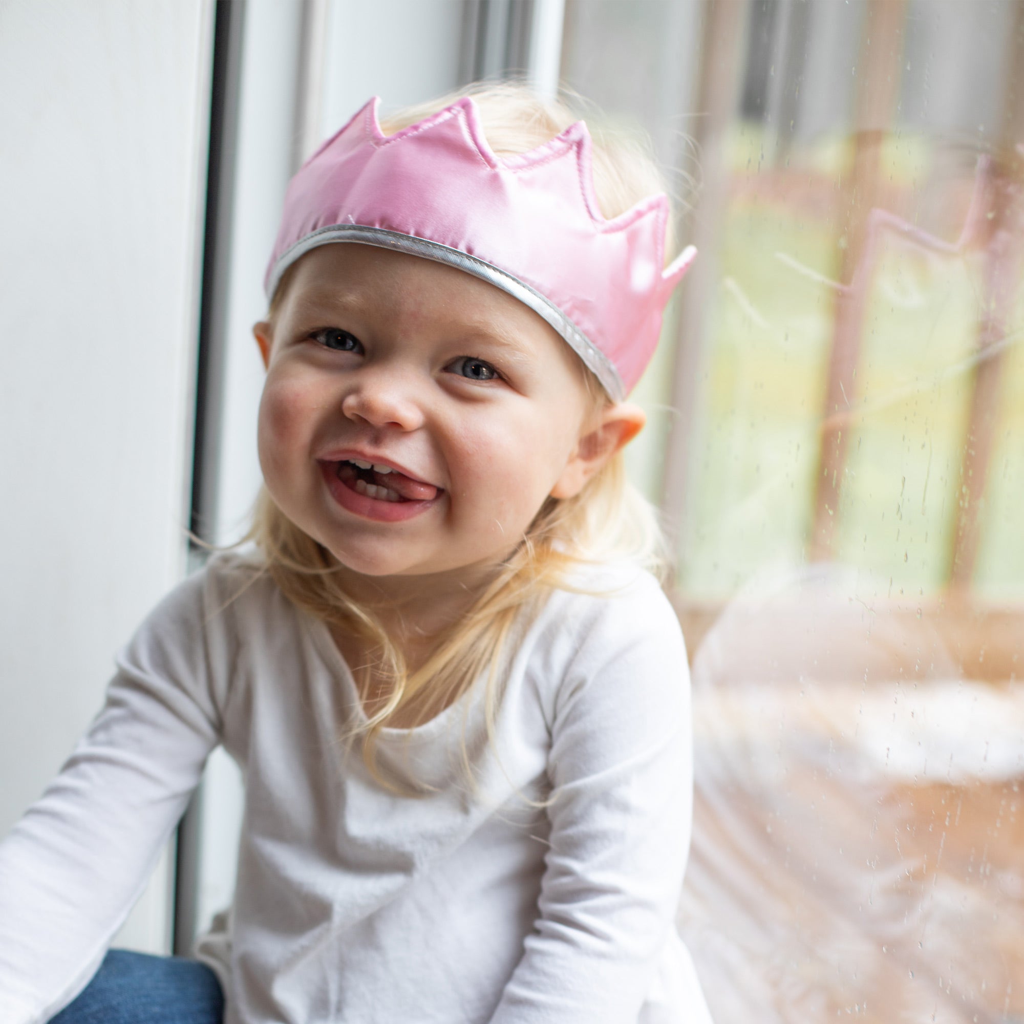Royal Satin Crown King Queen Princess