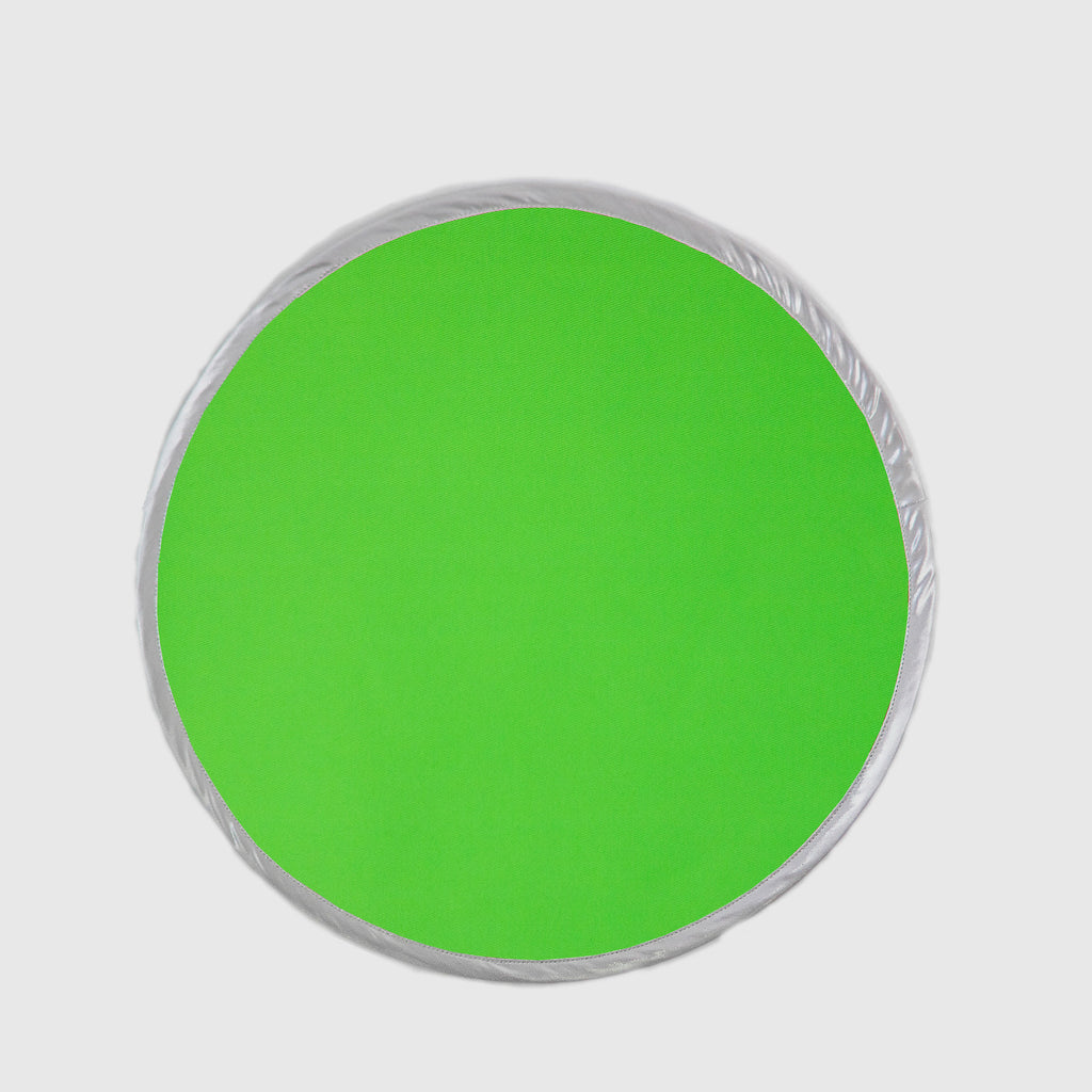 Personalized Superhero Circle Shield Lime Green