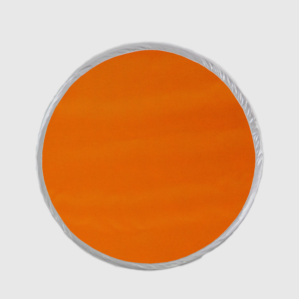 Personalized Superhero Circle Shield Orange