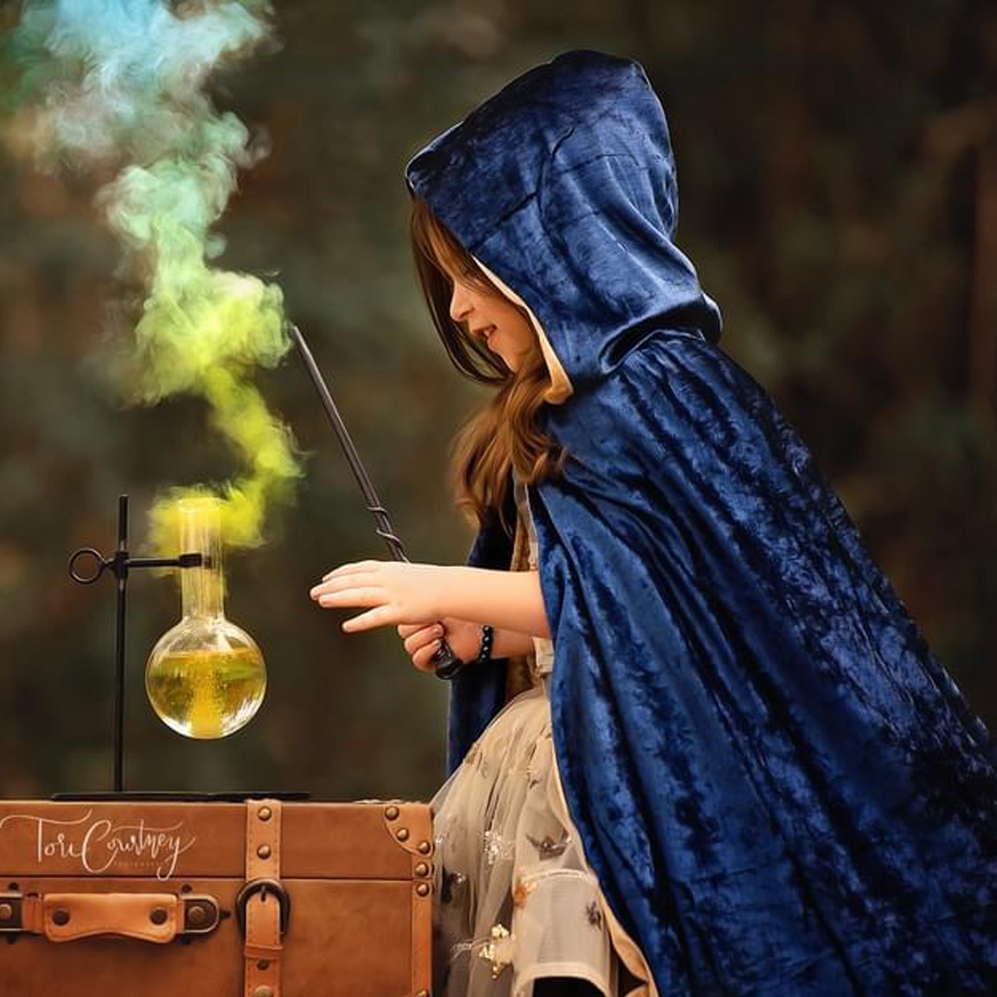 Medieval Renaissance Viking Hooded Cloak Cape