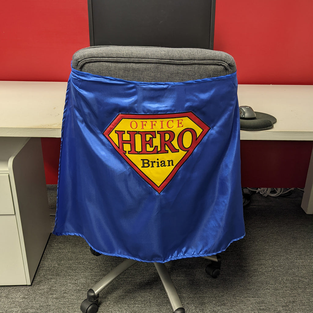 Office Recognition - Superhero Chair Cape