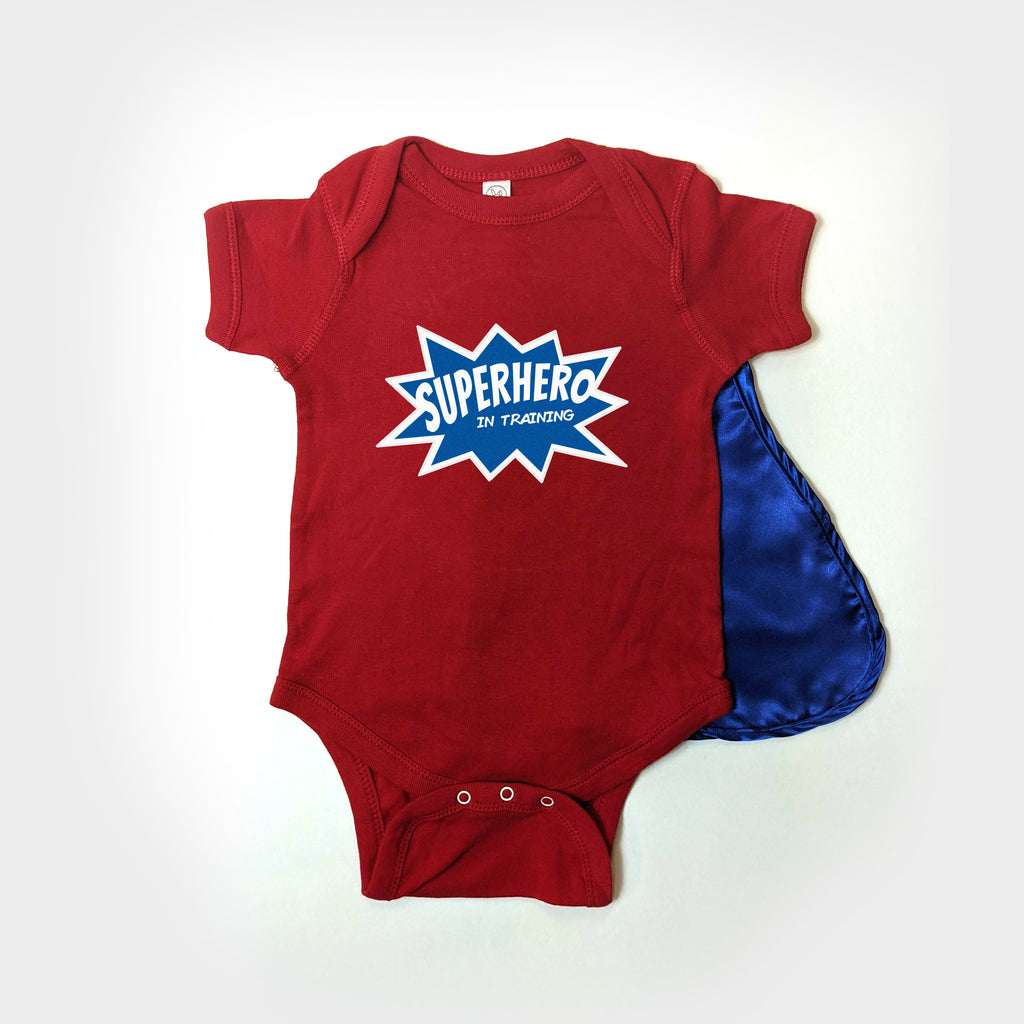 Unleash Your Little Hero's Potential with Everfan's Superhero In Training Baby Snap Suit