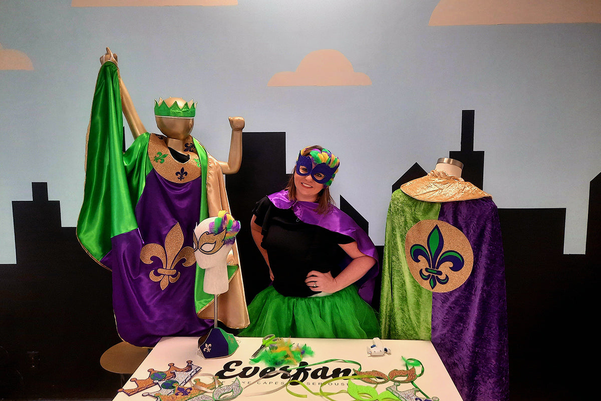 DIY mardi gras mask masquerade parade event craft make your own