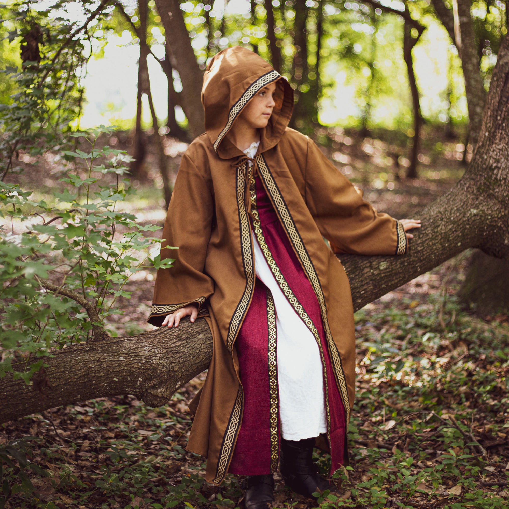 Celtic Robe with Hood & Sleeves – Everfan