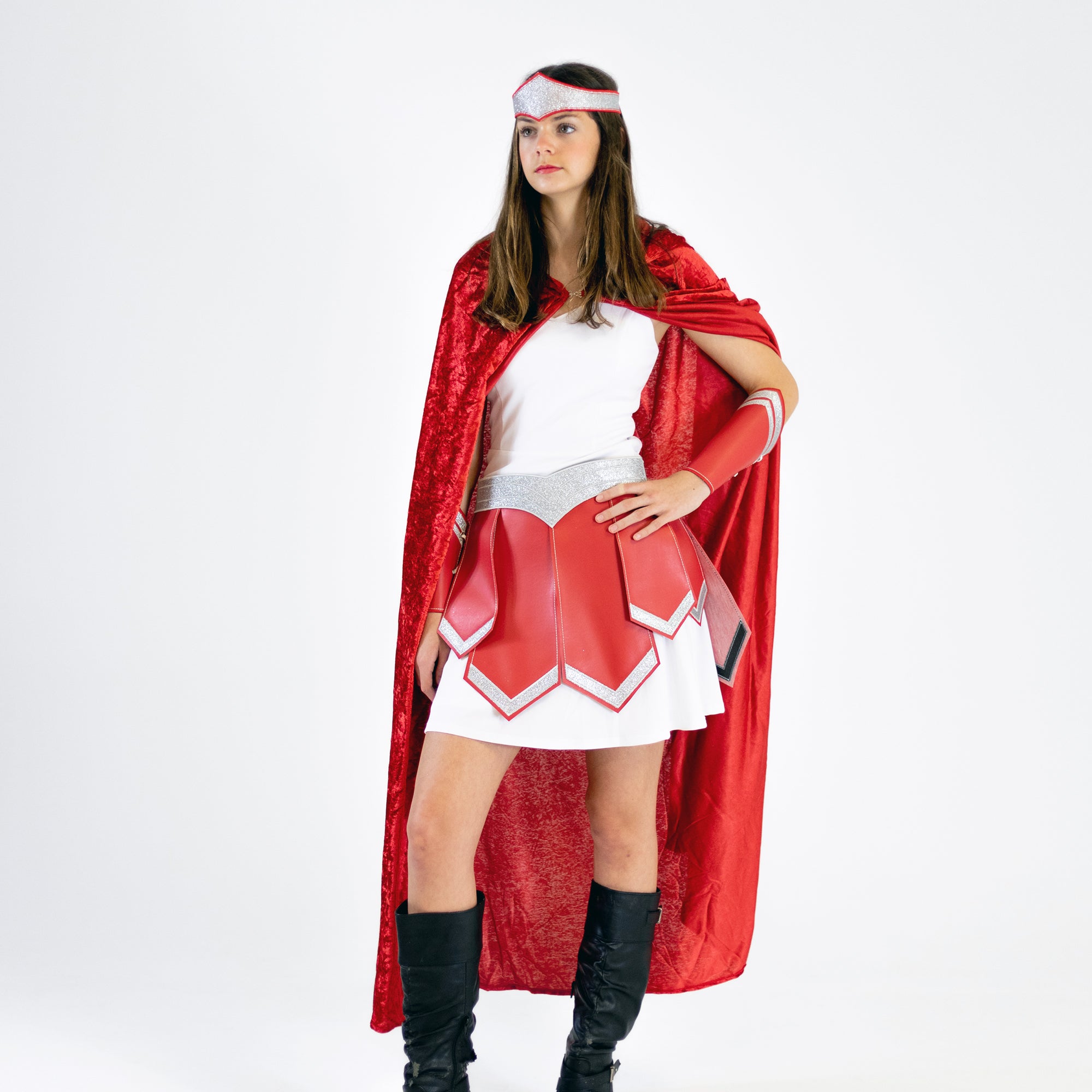 Deluxe Roman Gladiator Princess Warrior Skirt Kilt Costume