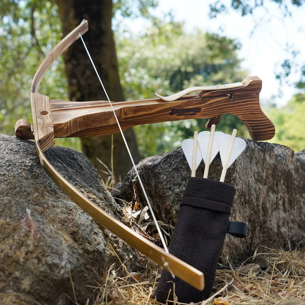 toy crossbow arrow felt quiver