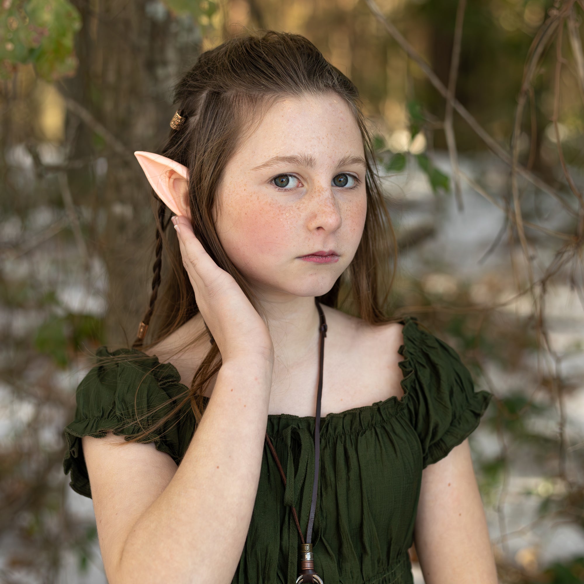 Green Fairy Elf Dress S