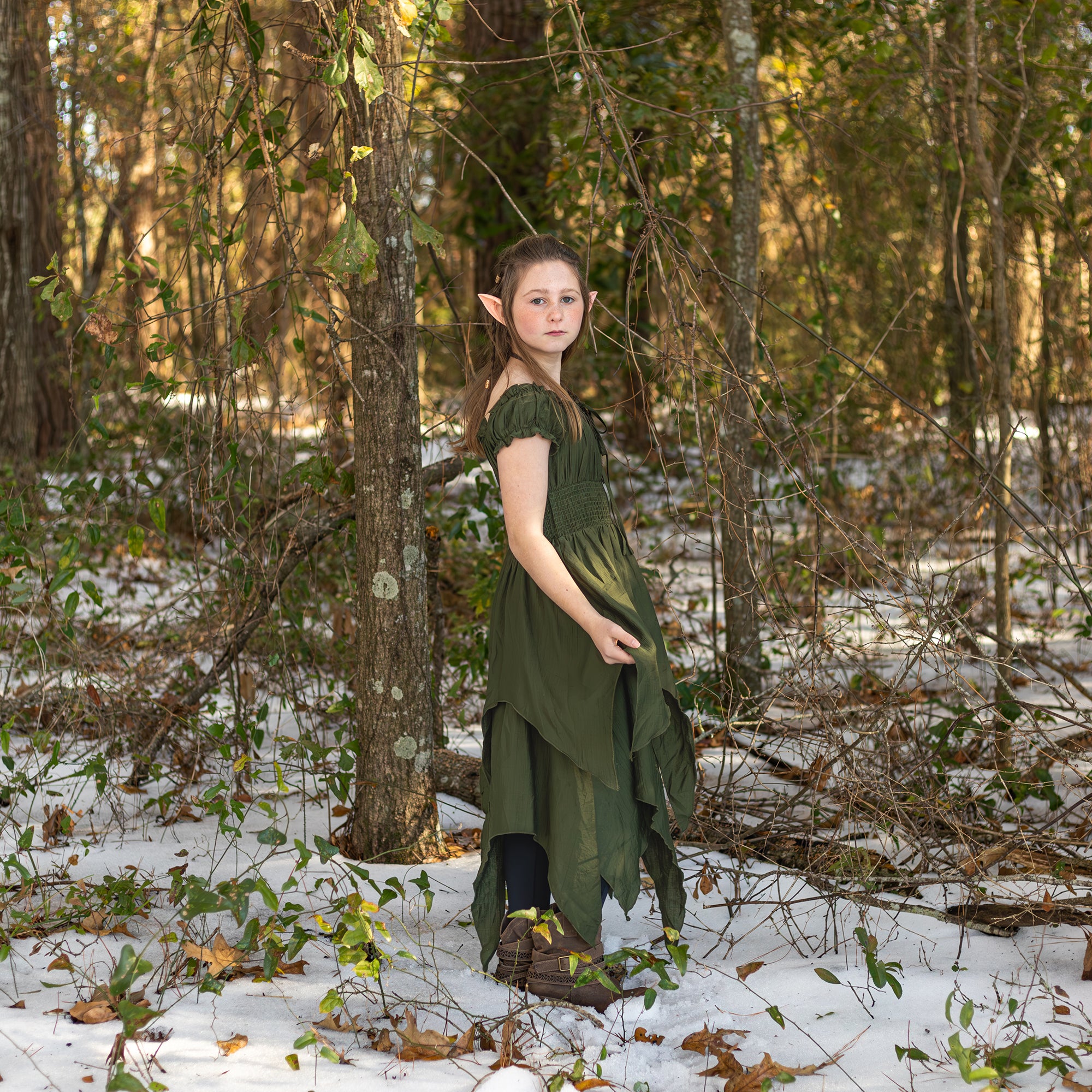 Green Fairy Elf Dress S Green Fairy Elf Dress S