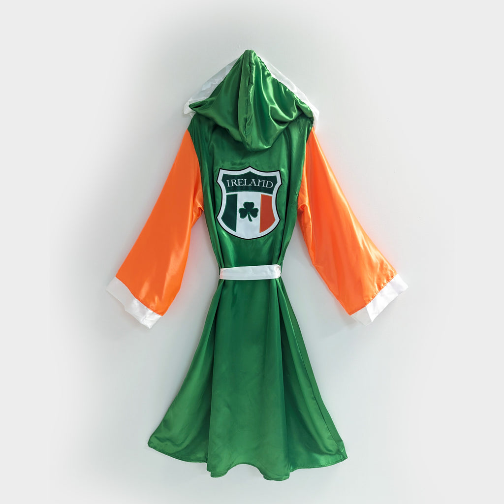 Irish Ireland Patriotic Boxing Robe Green St Patrick's Day