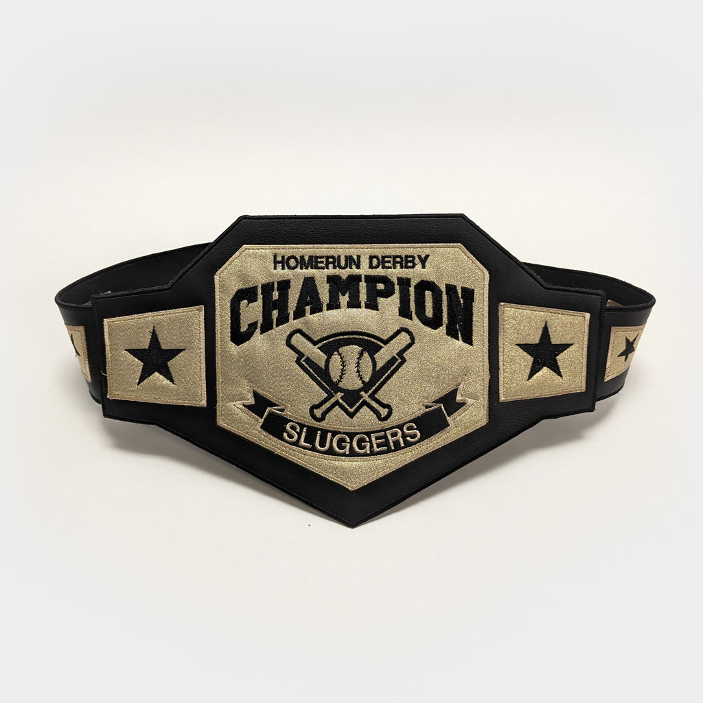 Homerun Derby Champion Wrestling Style Belt Award Baseball Softball