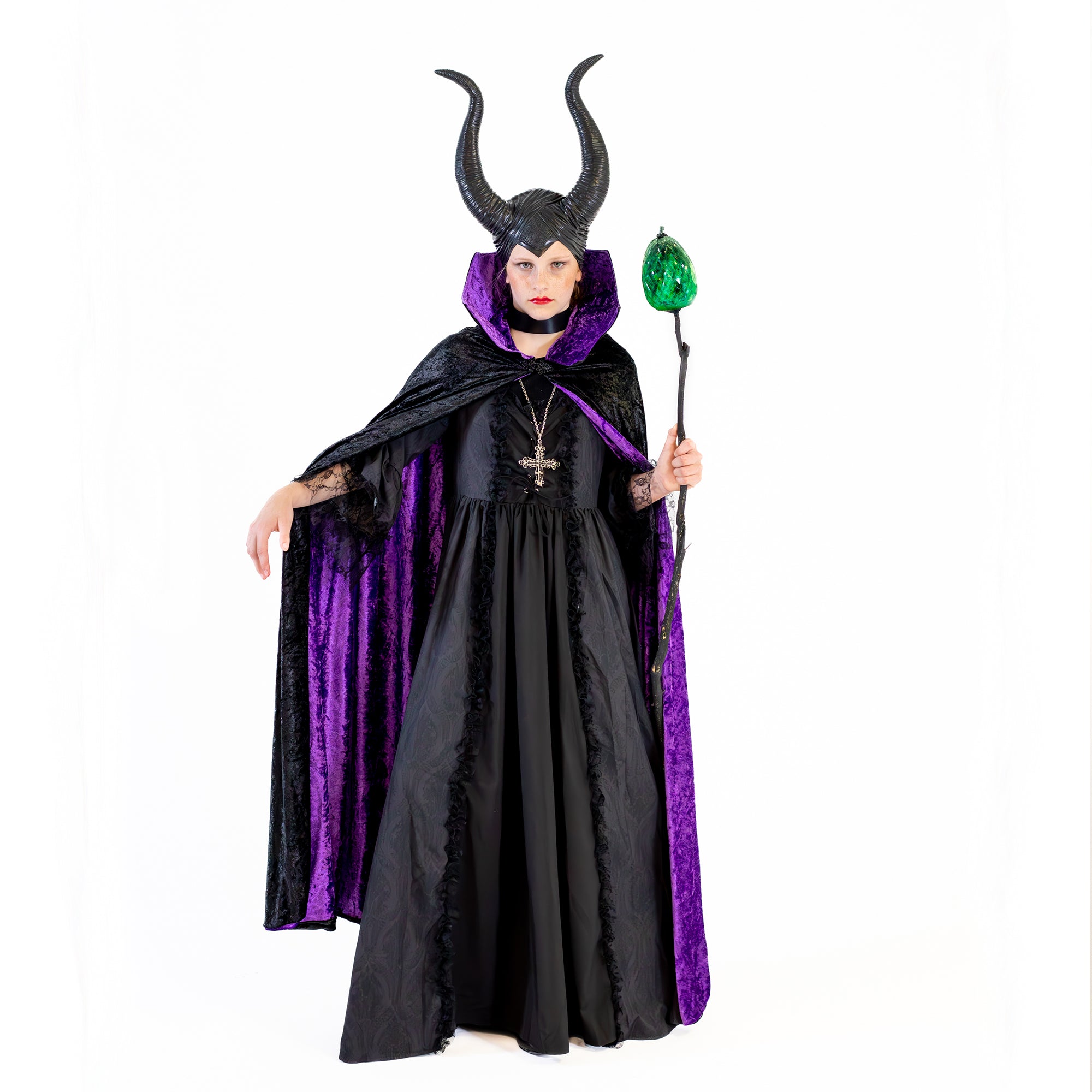 vampire maleficent cloak collar dracula cosplay larp halloween costume