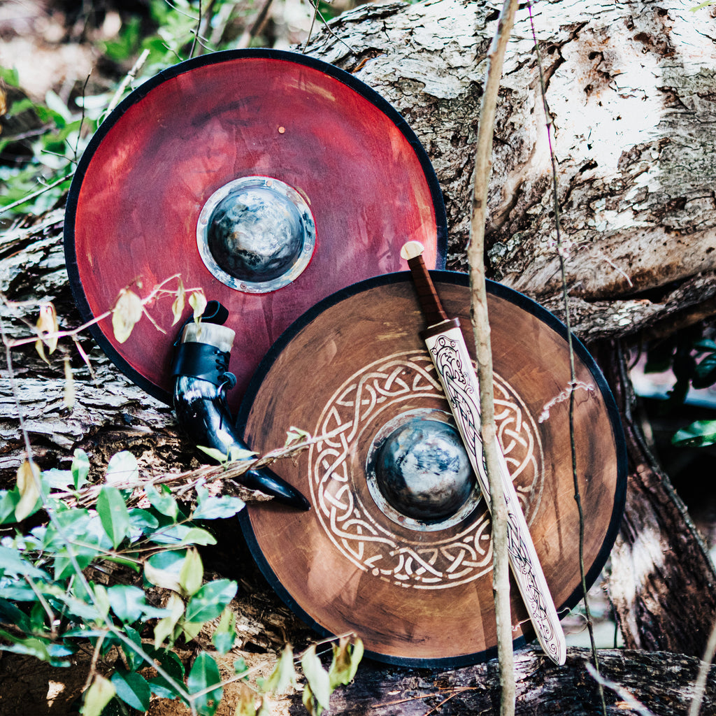 Medieval Viking Wooden Shield