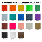 Everfan Vinyl Leather Colors