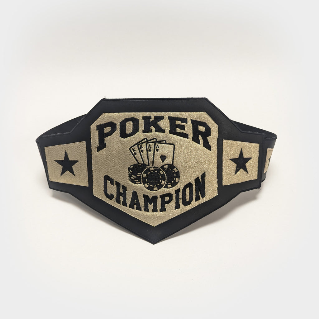 Poker Champion Wrestling Belt Award Cards Champ