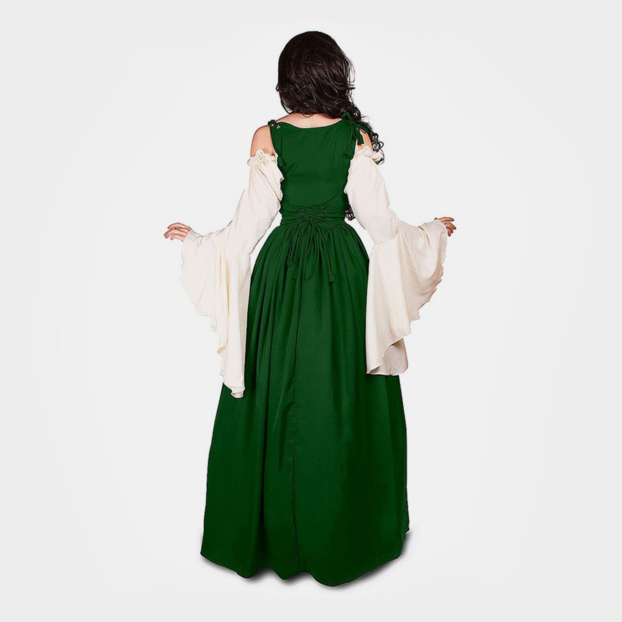 Renaissance Dress with Corset Pink / Small