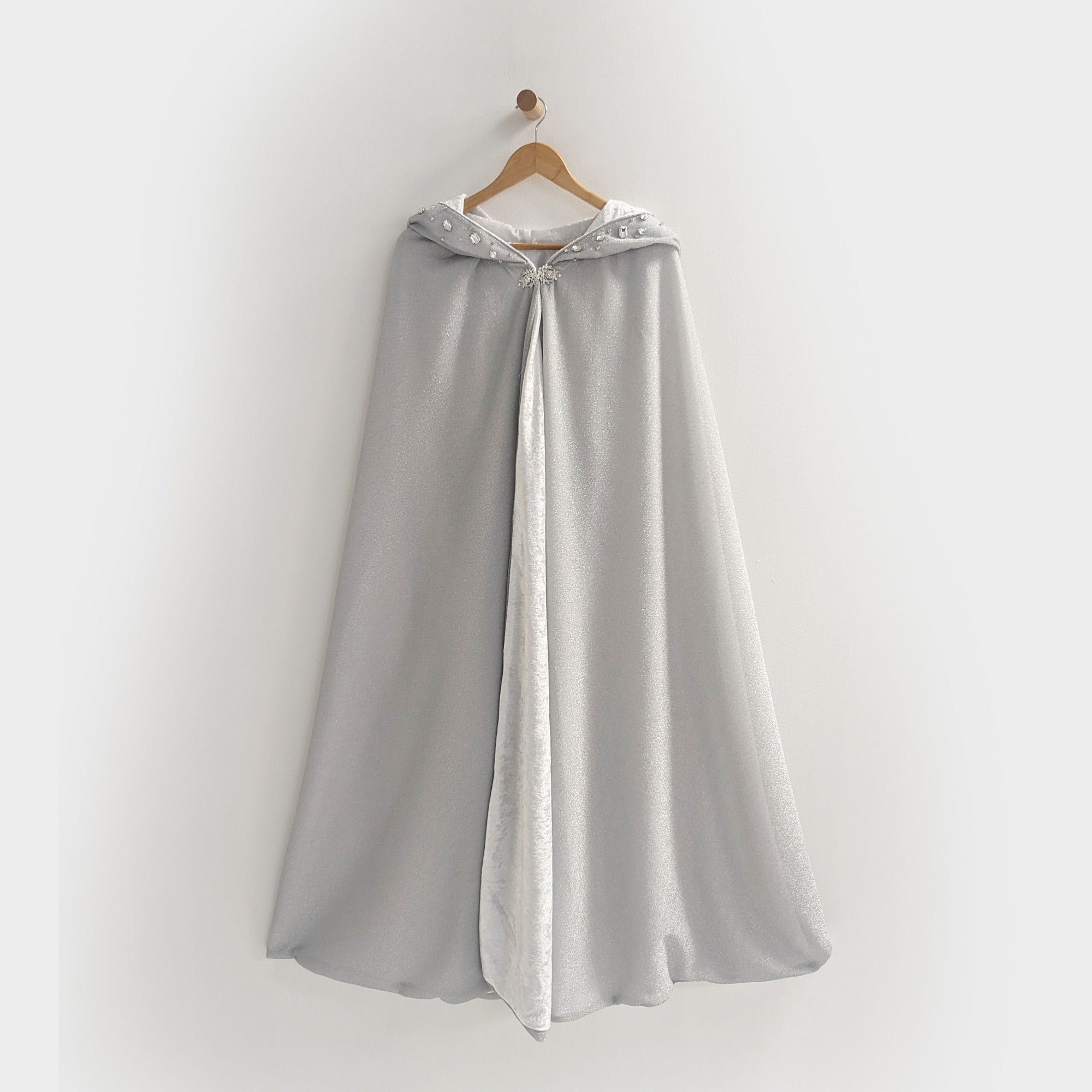 Silver Bejeweled Bedazzled Taylor Swift Cloak Cape