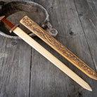 medieval viking wooden sword